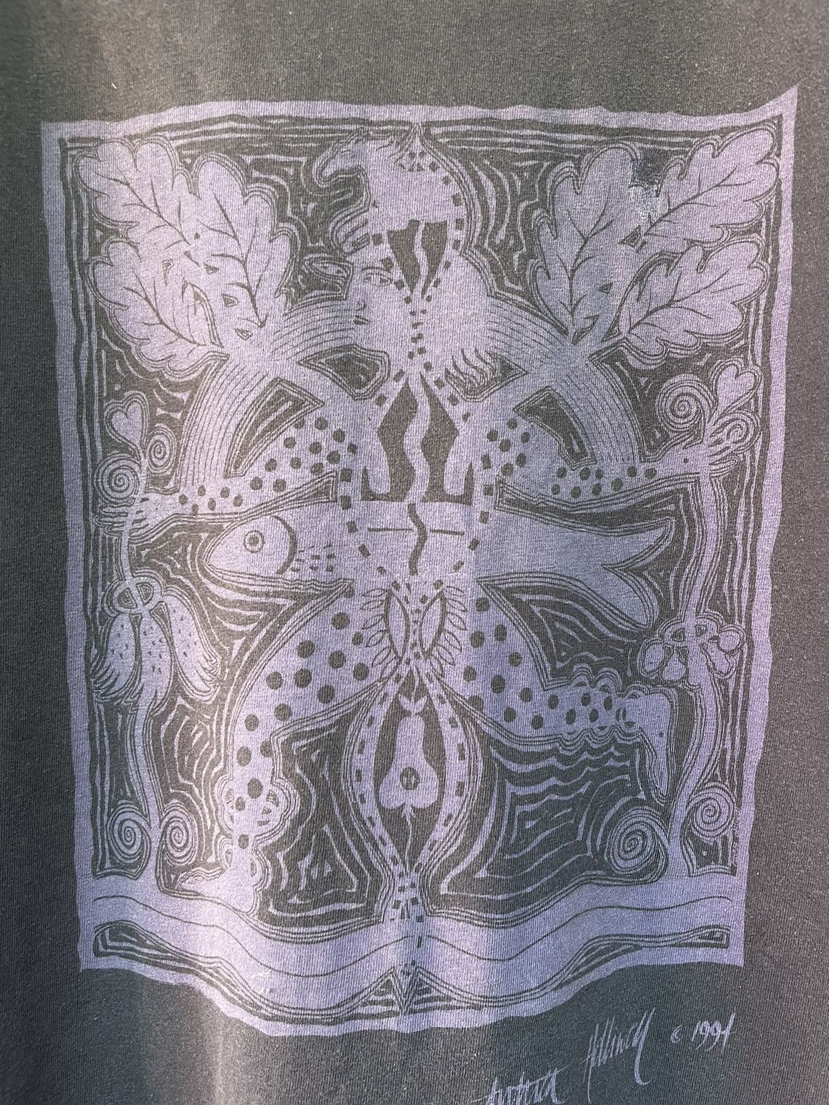 Jerzees Vintage Art Composition 1991 Nature T-Shirt RARE Size US XL / EU 56 / 4 - 3 Thumbnail
