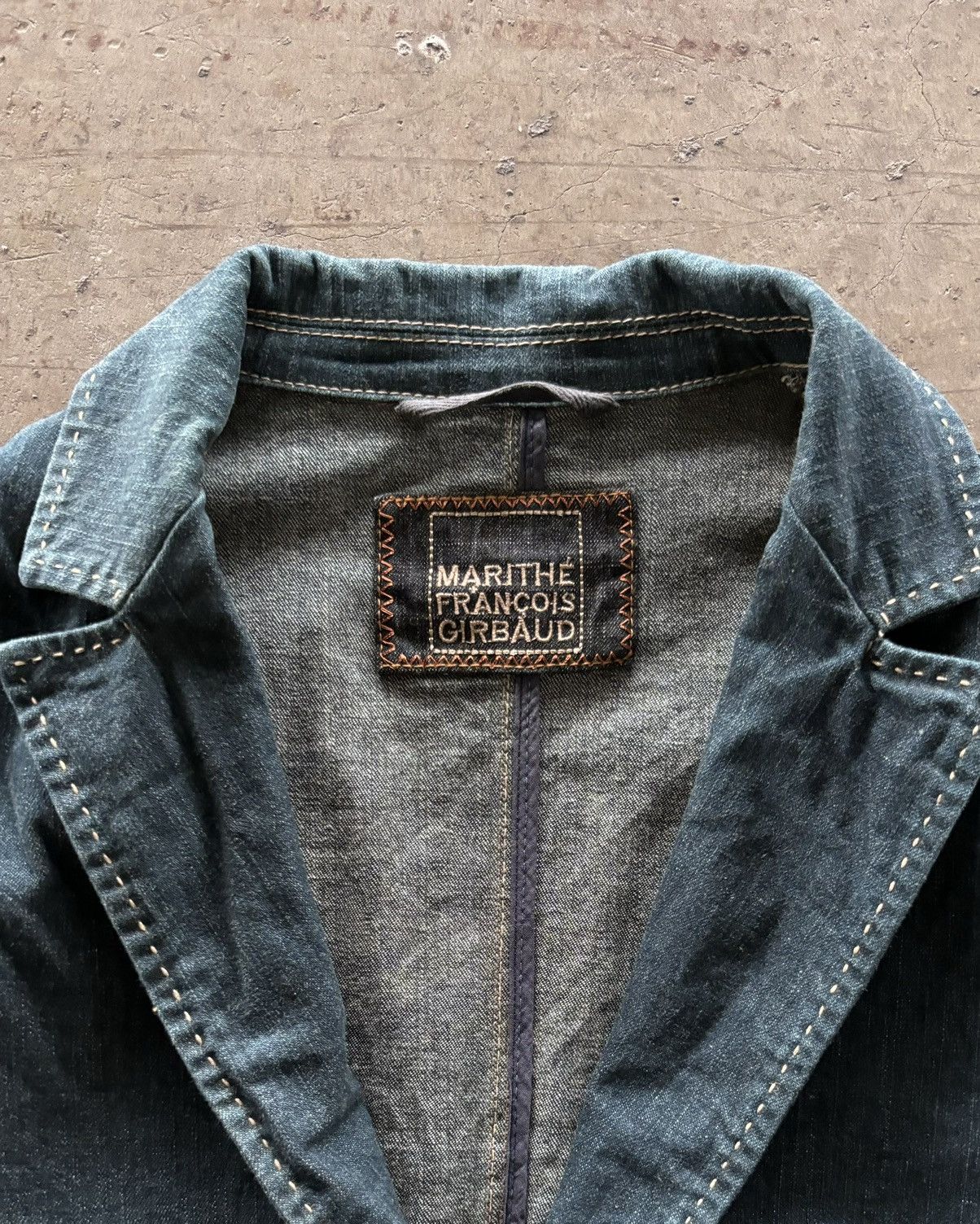 Marithe + Francois Girbaud 1990s Marithe Fancois Girbaud Denim Jacket Size US L / EU 52-54 / 3 - 3 Thumbnail