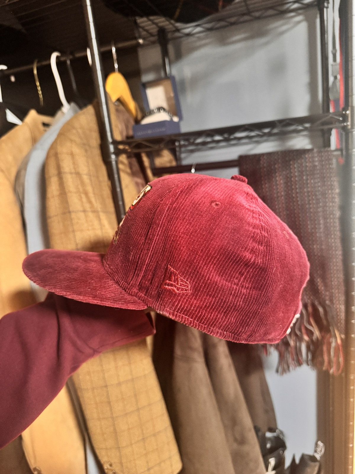 New Era Corduroy Bisons Cap 7 1/8 Size ONE SIZE - 3 Thumbnail
