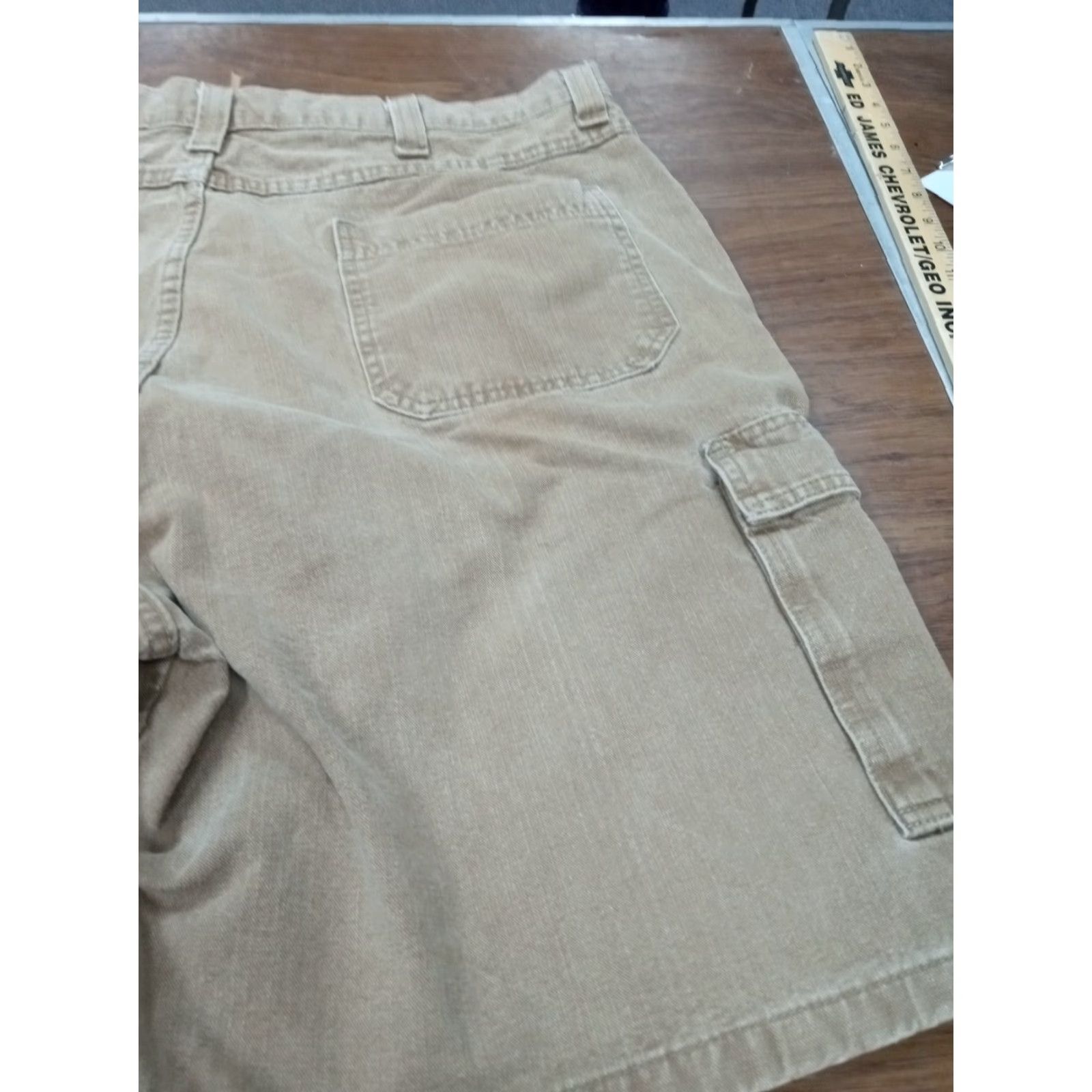 Wrangler Wrangler Cargo Shorts Mens Beige 40 X 10 X 22 Size US 40 / EU 56 - 4 Thumbnail