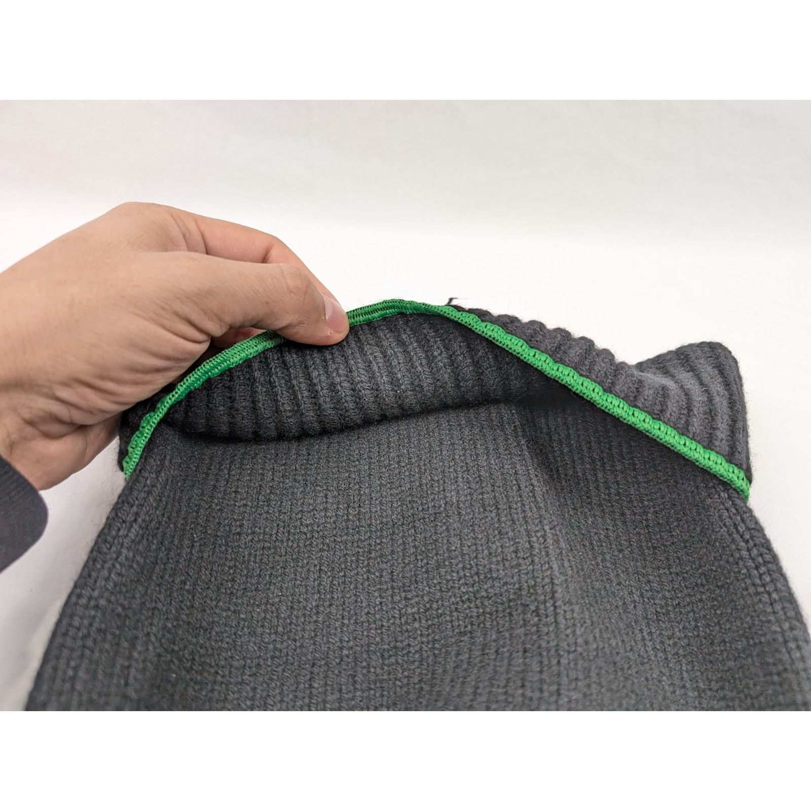 Bottega Veneta o1rshd1 Size: L / Overlock Wool Cashmere Beanie Hat / Cap Size ONE SIZE - 10 Thumbnail