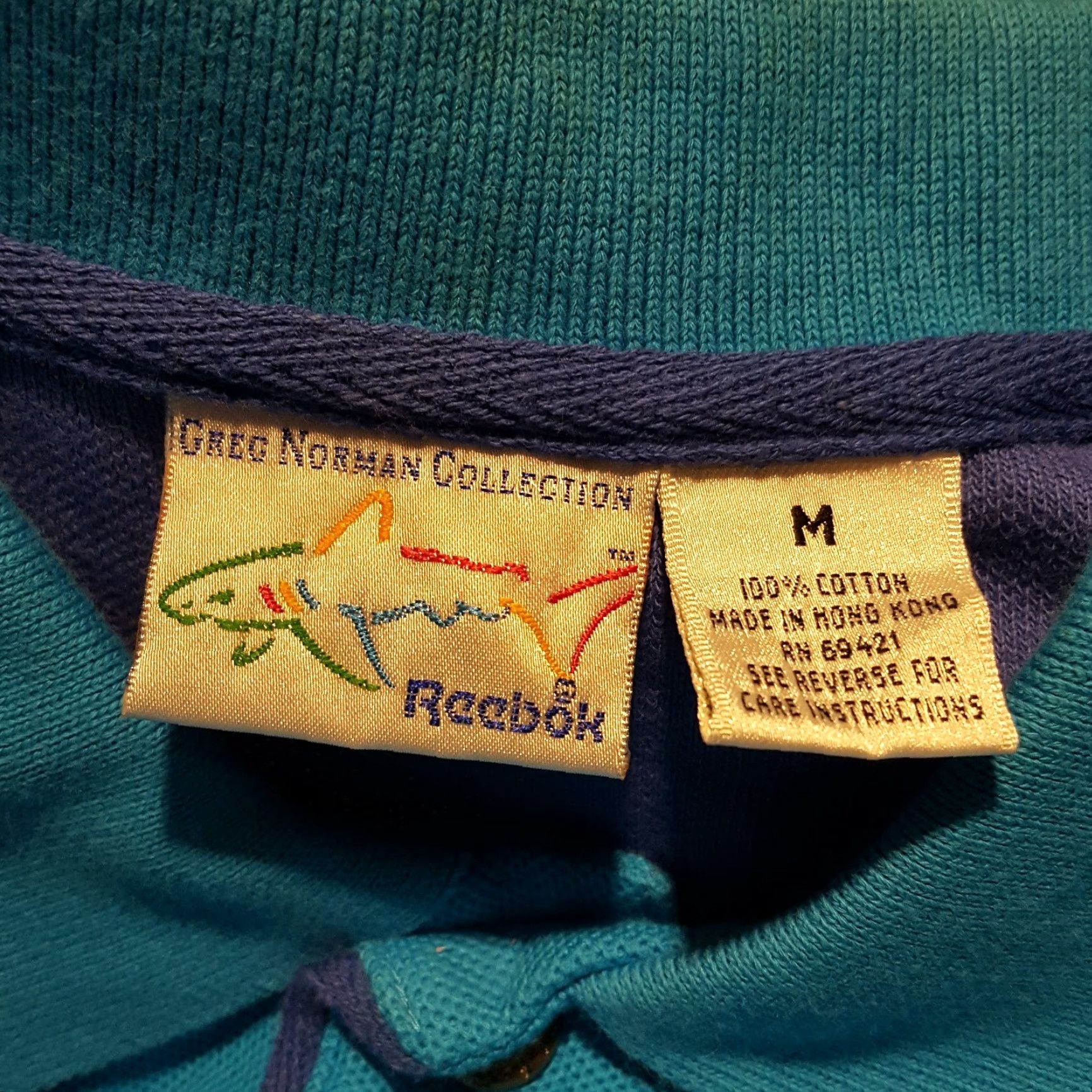 Vintage Vintage Greg Norman Shark Logo Men's Size M Preppy 90s Golf Polo Shirt Size US M / EU 48-50 / 2 - 7 Thumbnail
