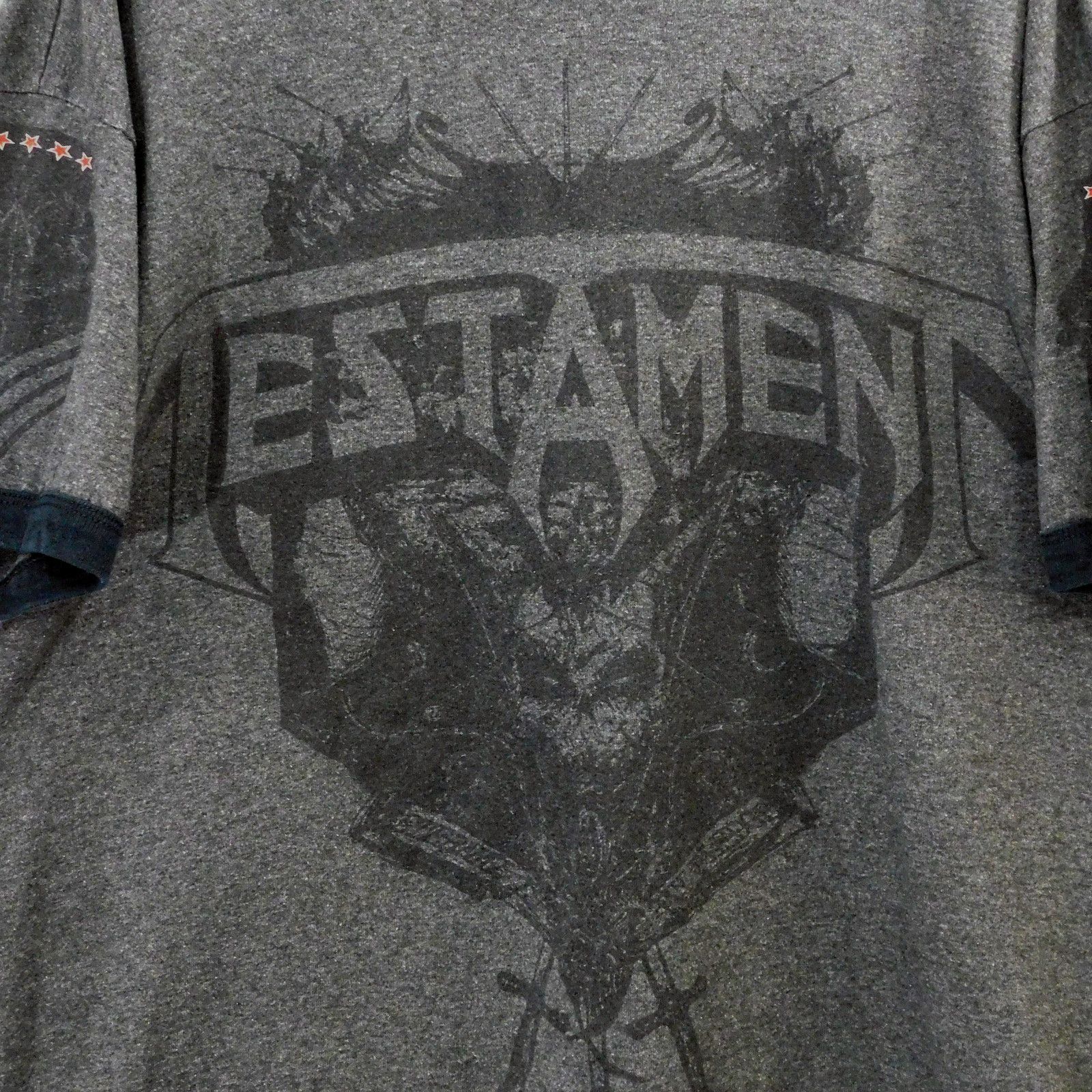 Gildan Testament American Fall Campaign 2011 Tour Ringer Tee Size L Size US L / EU 52-54 / 3 - 3 Thumbnail