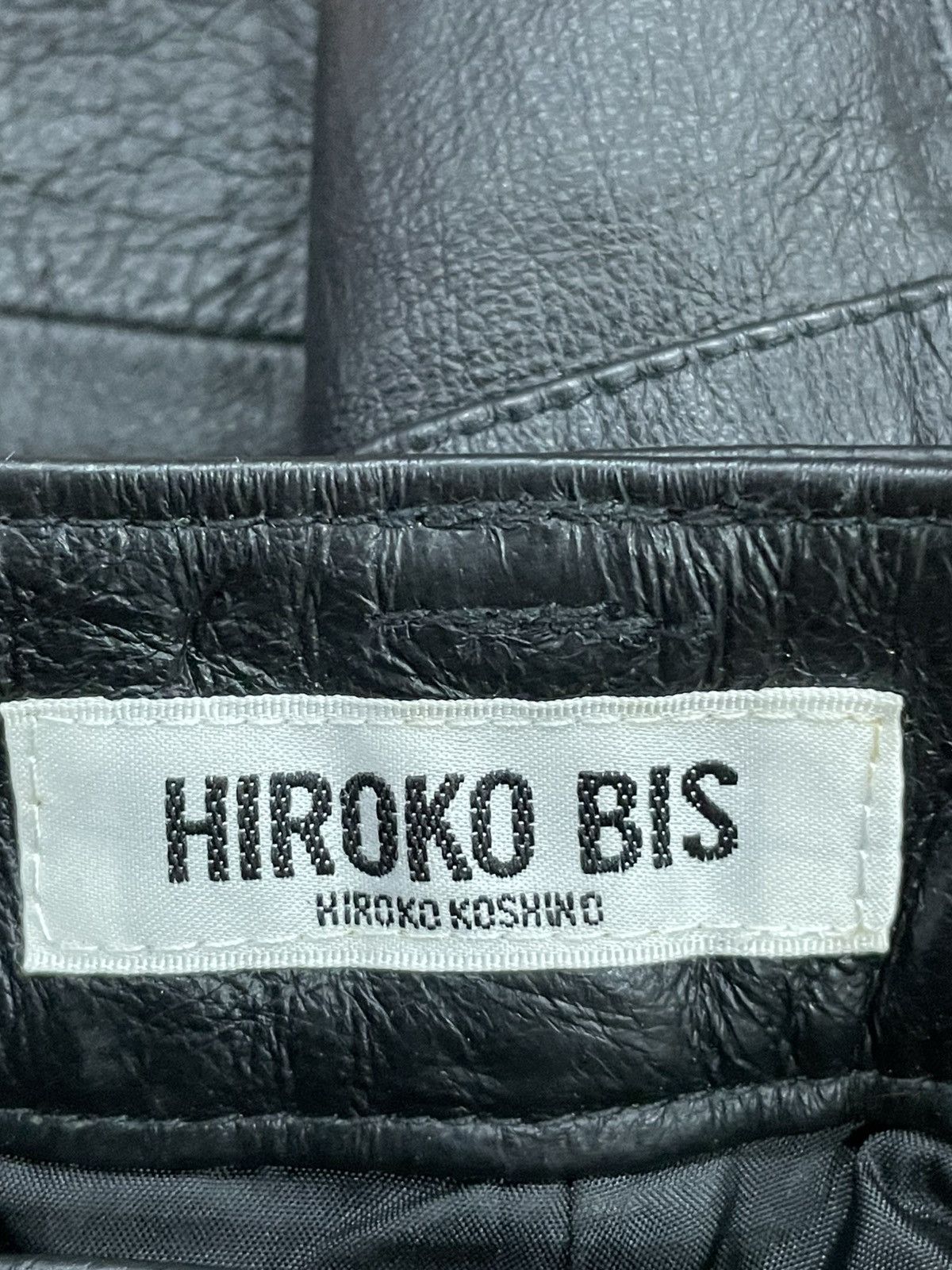 Hiroko Koshino Homme Hiroko Koshino Bis Leather Pants Size 30" / US 8 / IT 44 - 7 Thumbnail