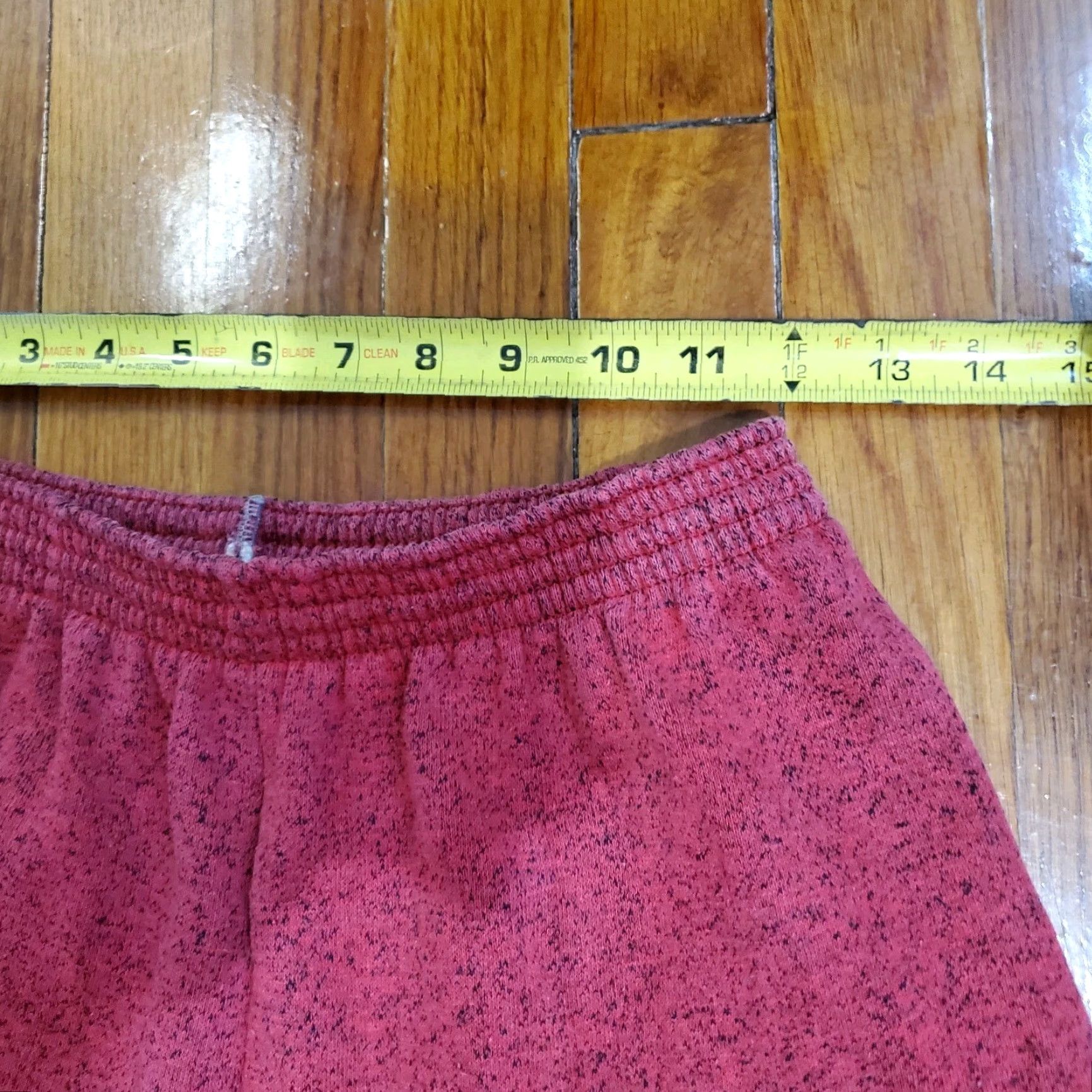 Tultex VINTAGE Tultex Sweatpants Men M Red 90s USA Street Wear Sweatpants Athletic Pockets Elastic Waist Drawstring Size US 31 - 5 Thumbnail