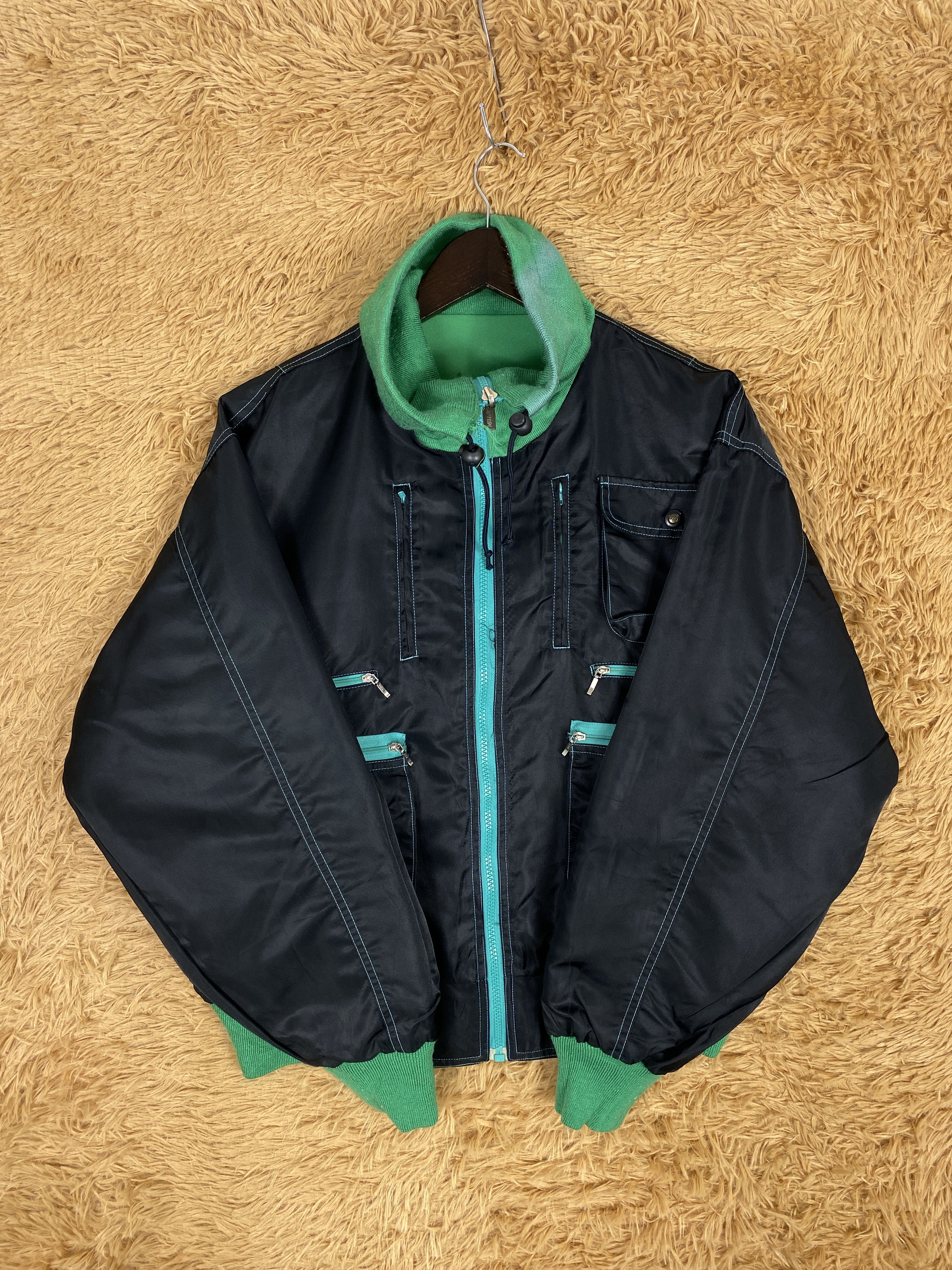Japanese Brand Vintage Rescue Sheet Reversible Bombers Jacket PJ2434 Size US M / EU 48-50 / 2 - 12 Thumbnail