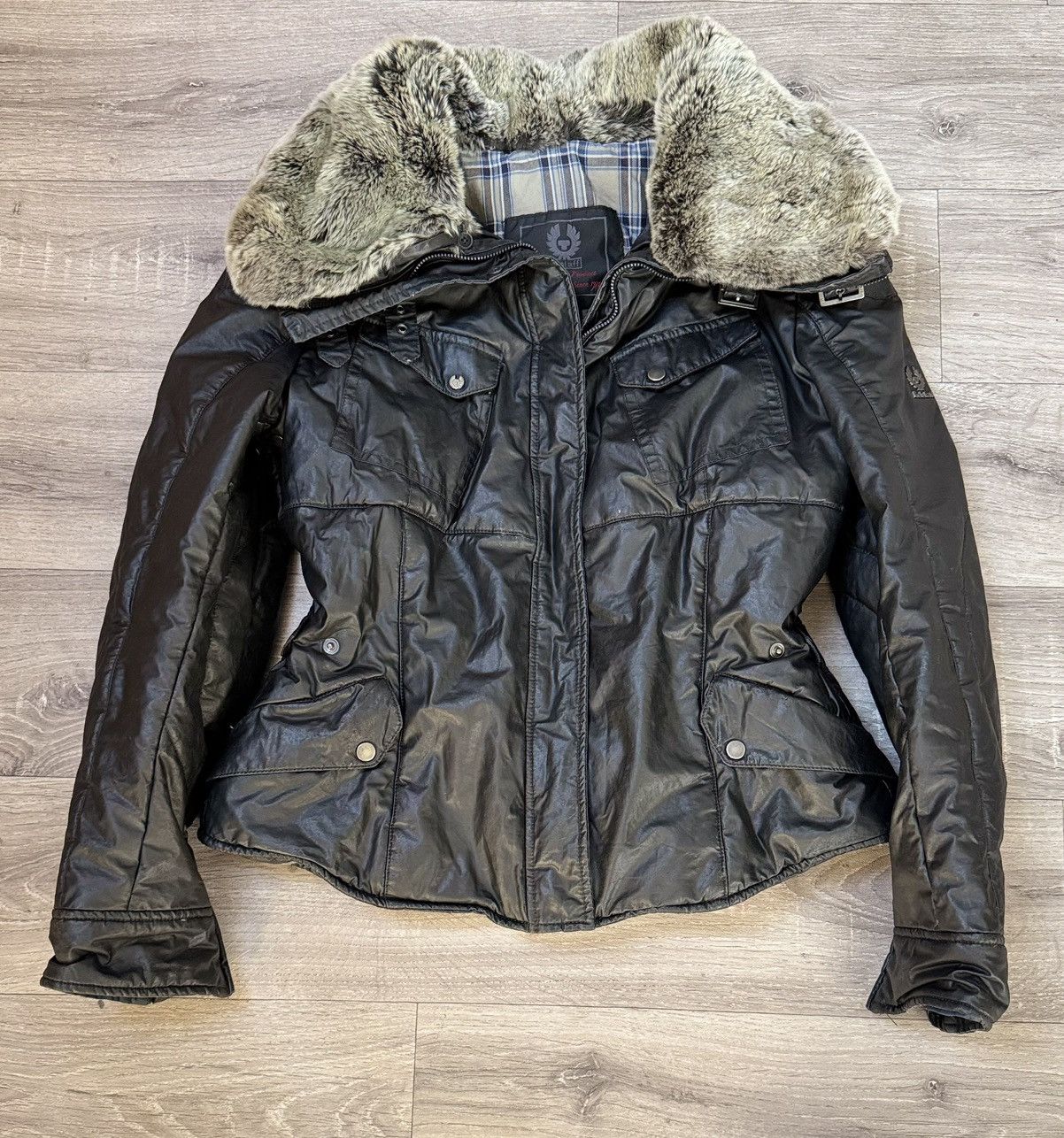 Belstaff Belstaff Gold Label Shearling Hooded Jacket – Size 50 Size L / US 10 / IT 46 - 2 Thumbnail