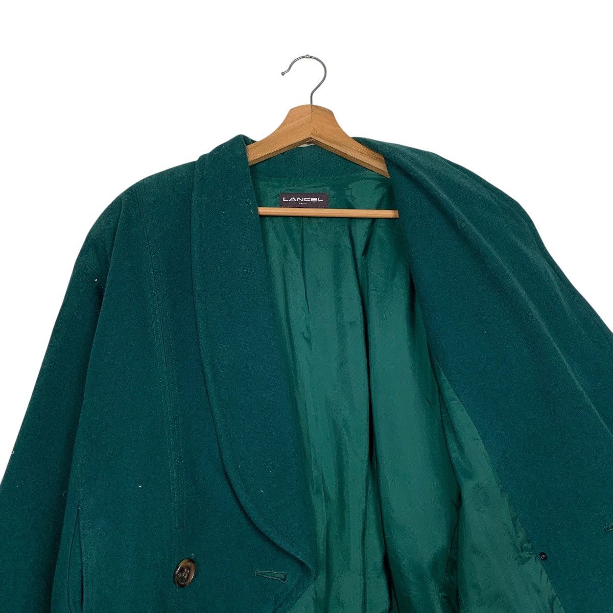 Lancel Lancel Green Wool Jacket Size M / US 6-8 / IT 42-44 - 10 Thumbnail