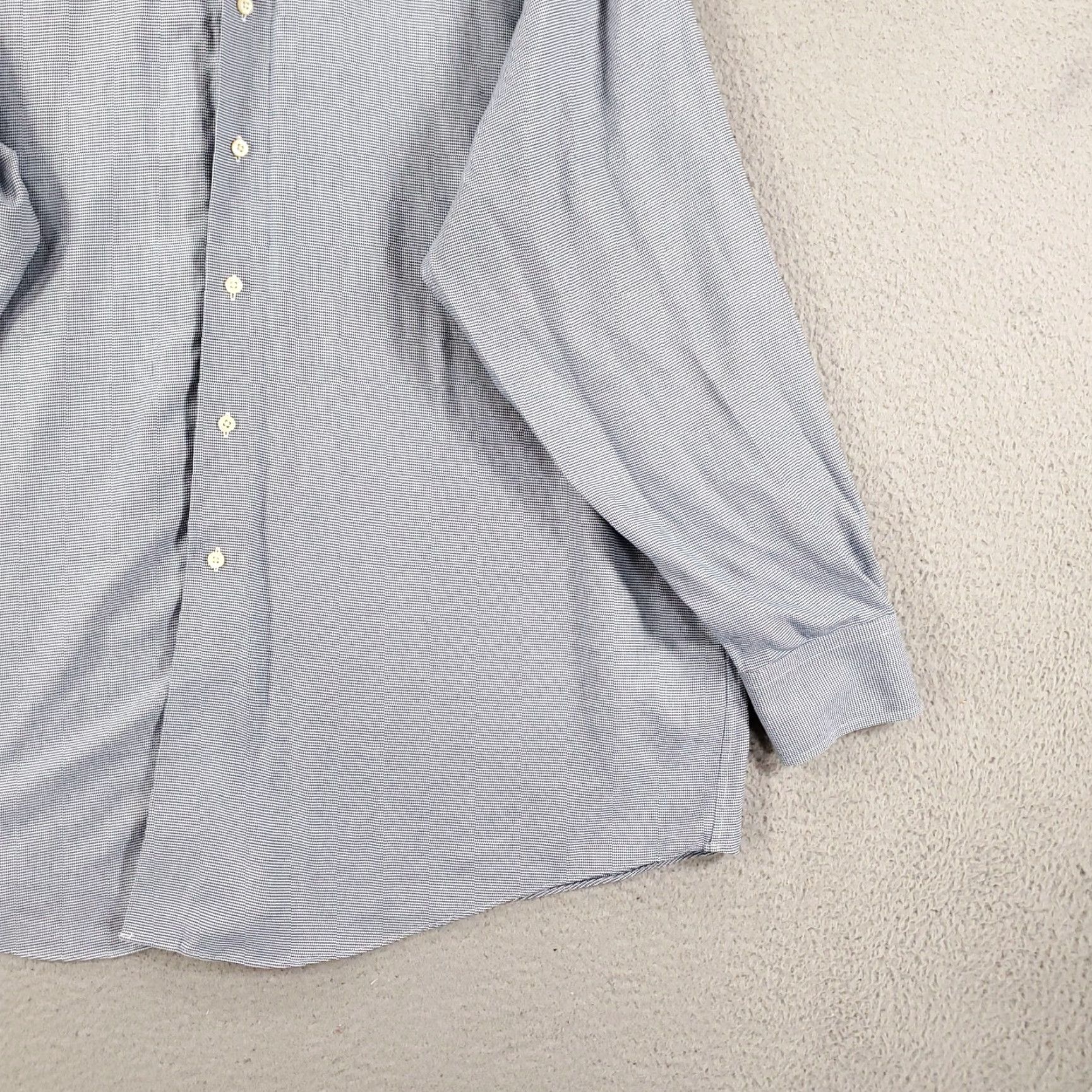 Brooks Brothers Brooks Brothers Shirt Mens 18 36 Non Iron Button Up Blue Long Sleeve Size US XXL / EU 58 / 5 - 4 Thumbnail