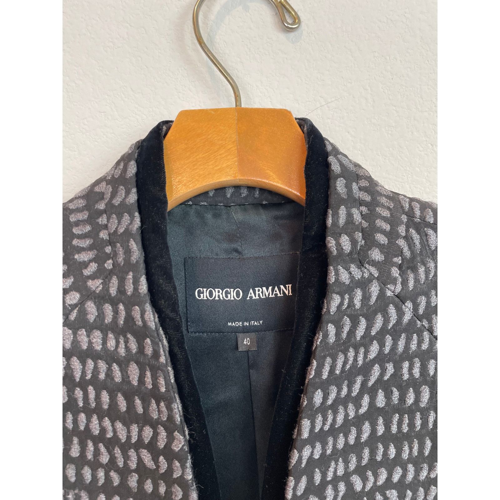 Giorgio Armani Giorgio Armani Textured Two Tone Blazer, Size 8 Size M / US 6-8 / IT 42-44 - 9 Thumbnail