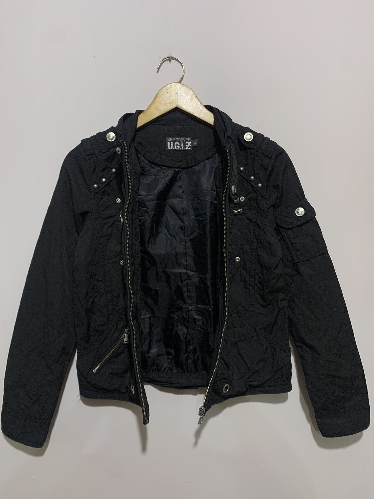 If Six Was Nine × Japanese Brand × KMRii 🖤BLACFRIDAY🖤Ugiz Japanese Biker Jacket Studded Lgb styled Size US S / EU 44-46 / 1 - 2 Thumbnail