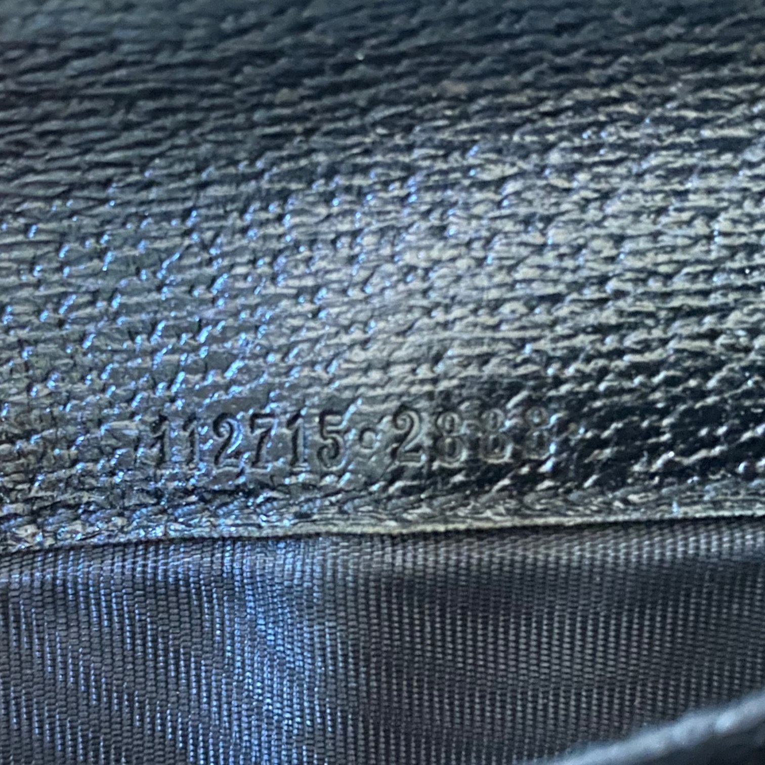 Gucci Gucci Black Authentic Monogram Canvas GG Snap Bifold Wallet Size ONE SIZE - 7 Thumbnail
