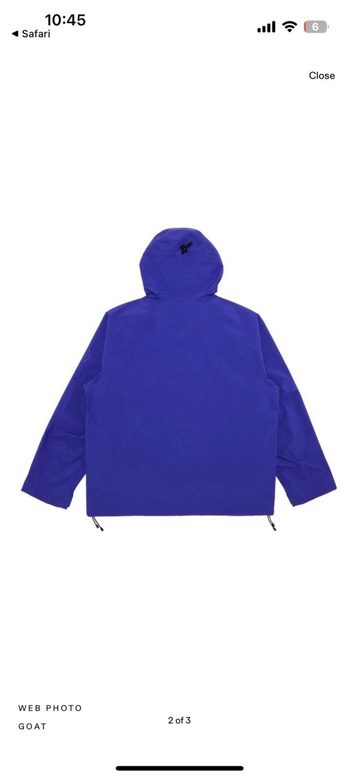Supreme Supreme GORE-TEX Taped Seam Shell Jacket Size US S / EU 44-46 / 1 - 3 Thumbnail