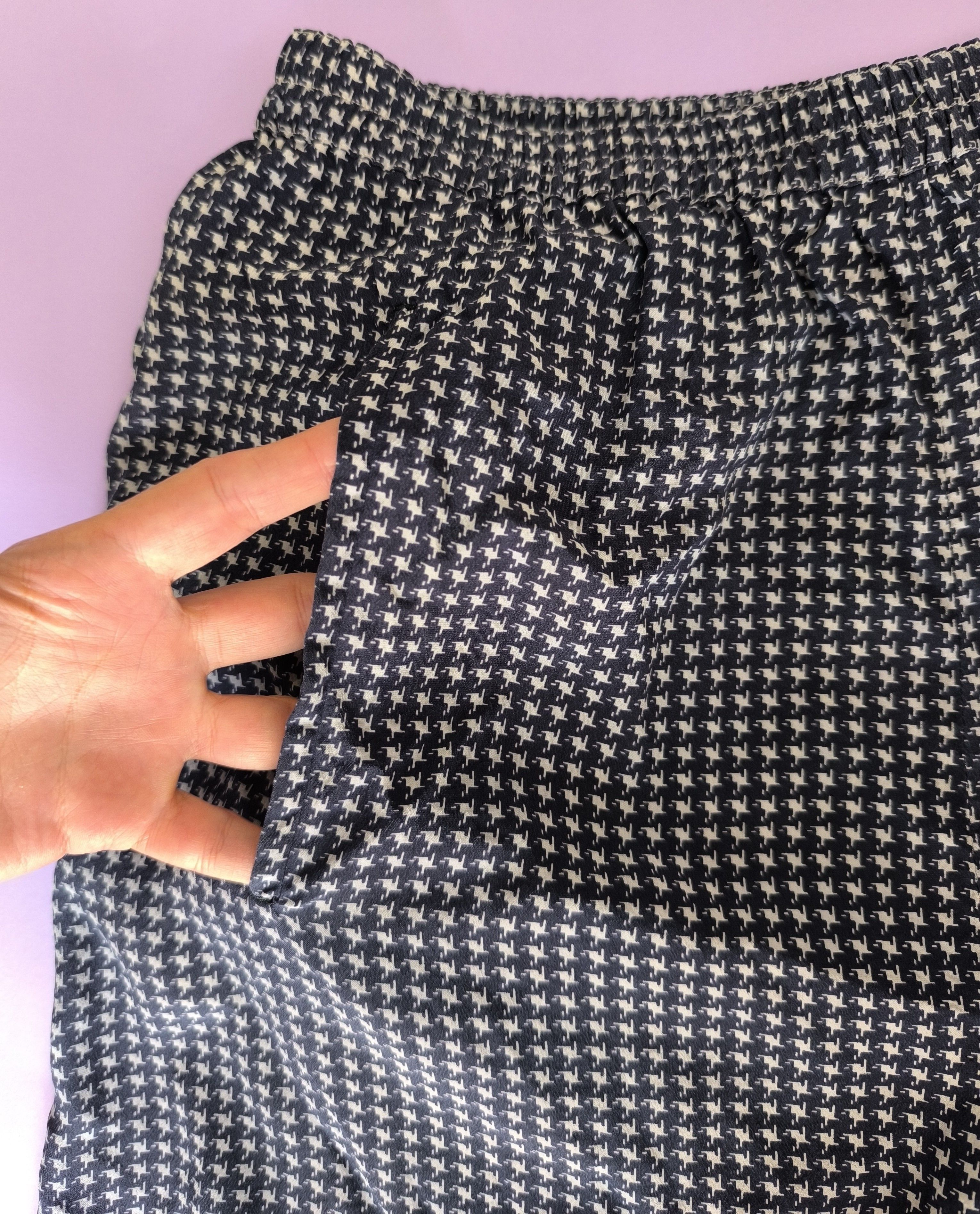 Other VTG Oscar Rom Zürich Dress & Shorts Set Blue Houndstooth Size S / US 4 / IT 40 - 20 Thumbnail