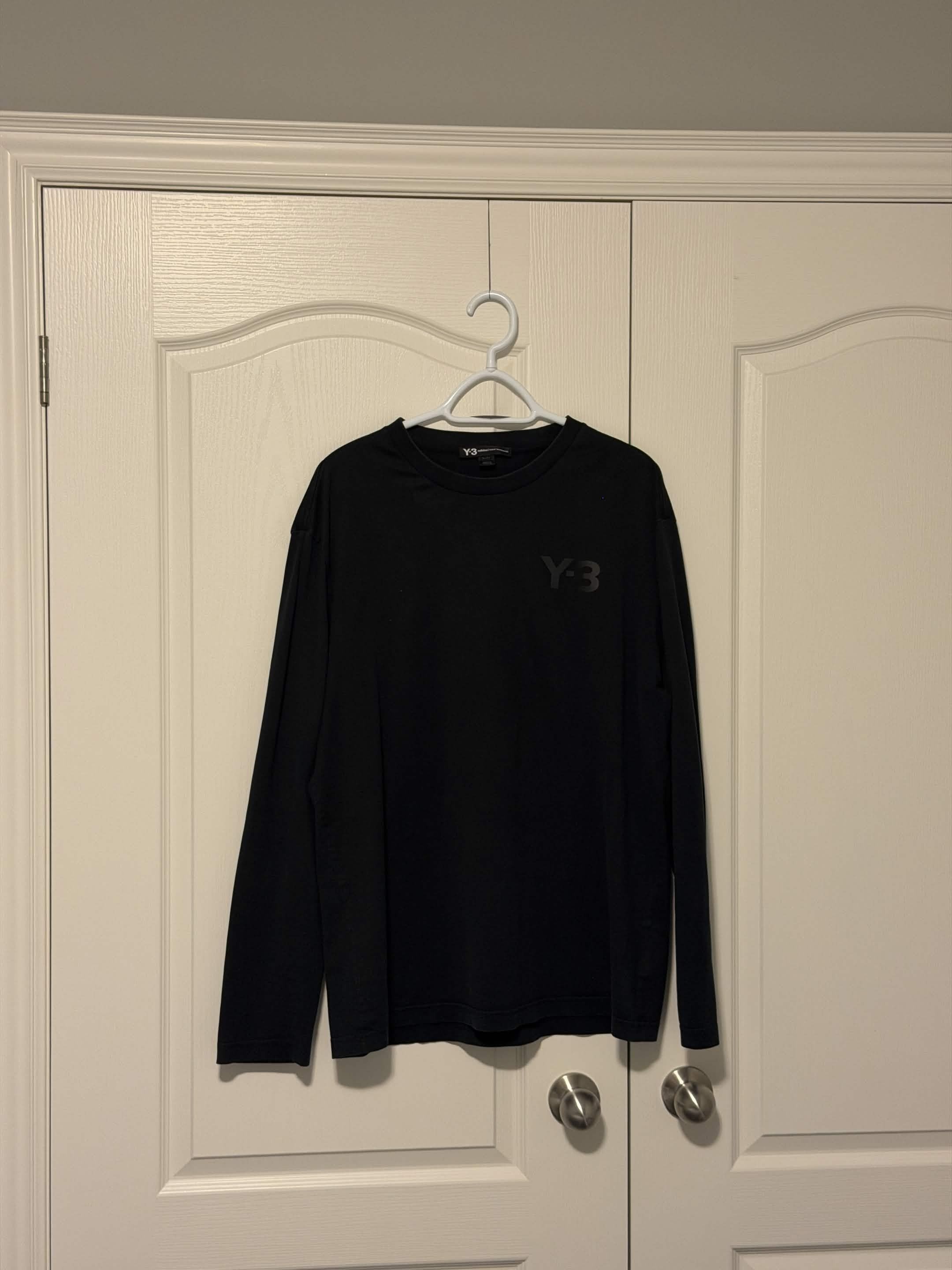 Y-3 Y-3 Logo Long Sleeve Tee | XL | Great Condition Size US XL / EU 56 / 4 - 1 Thumbnail