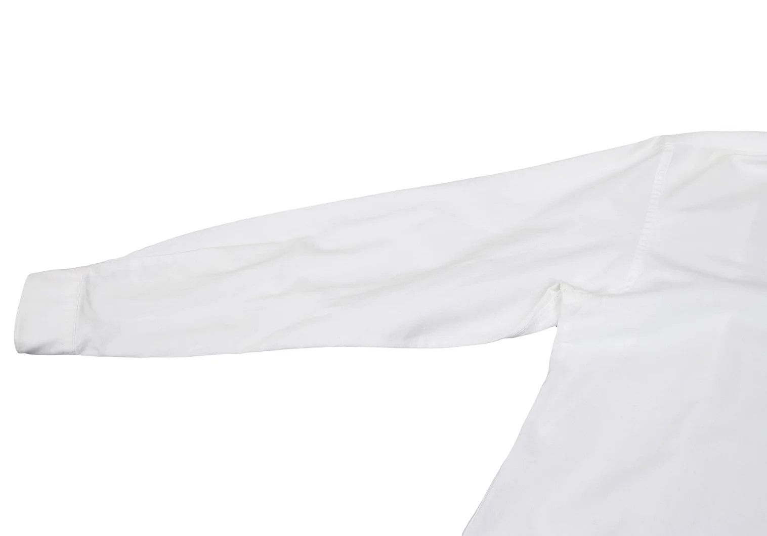 Comme des Garcons Homme Plus Dot Embroidered Long Sleeve No-Collar Shirt Off Blue M Size US M / EU 48-50 / 2 - 9 Thumbnail