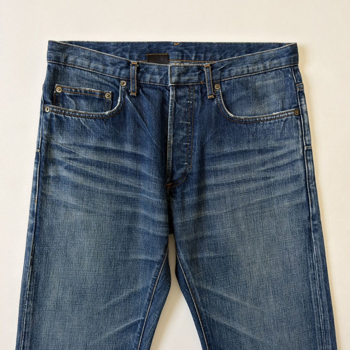 Dior S/S 03 21cm Blue MIJ Clawmark Jeans Size US 30 / EU 46 - 4 Thumbnail