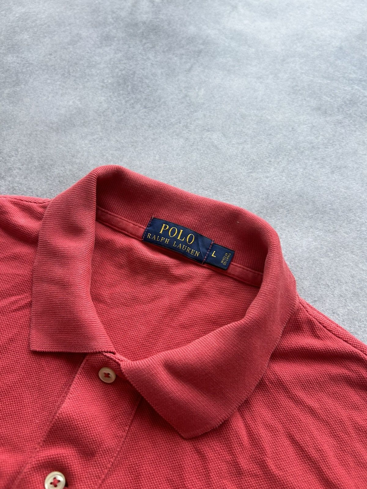 Polo Ralph Lauren Polo Ralph Lauren big logo pony coral mens polo Size US L / EU 52-54 / 3 - 3 Thumbnail