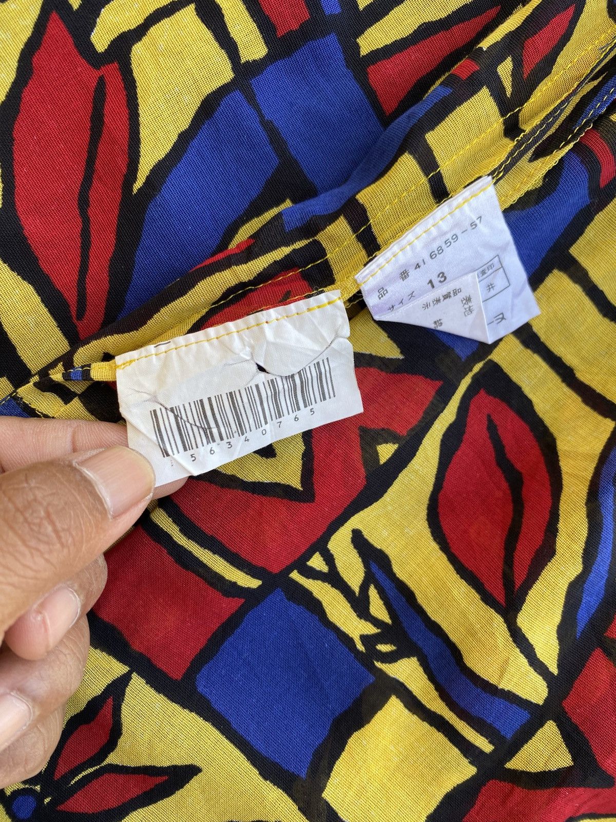 Givenchy Rare Vtg Givenchy Glamour abstract patterned button-up shirt Size XL / US 12-14 / IT 48-50 - 12 Thumbnail