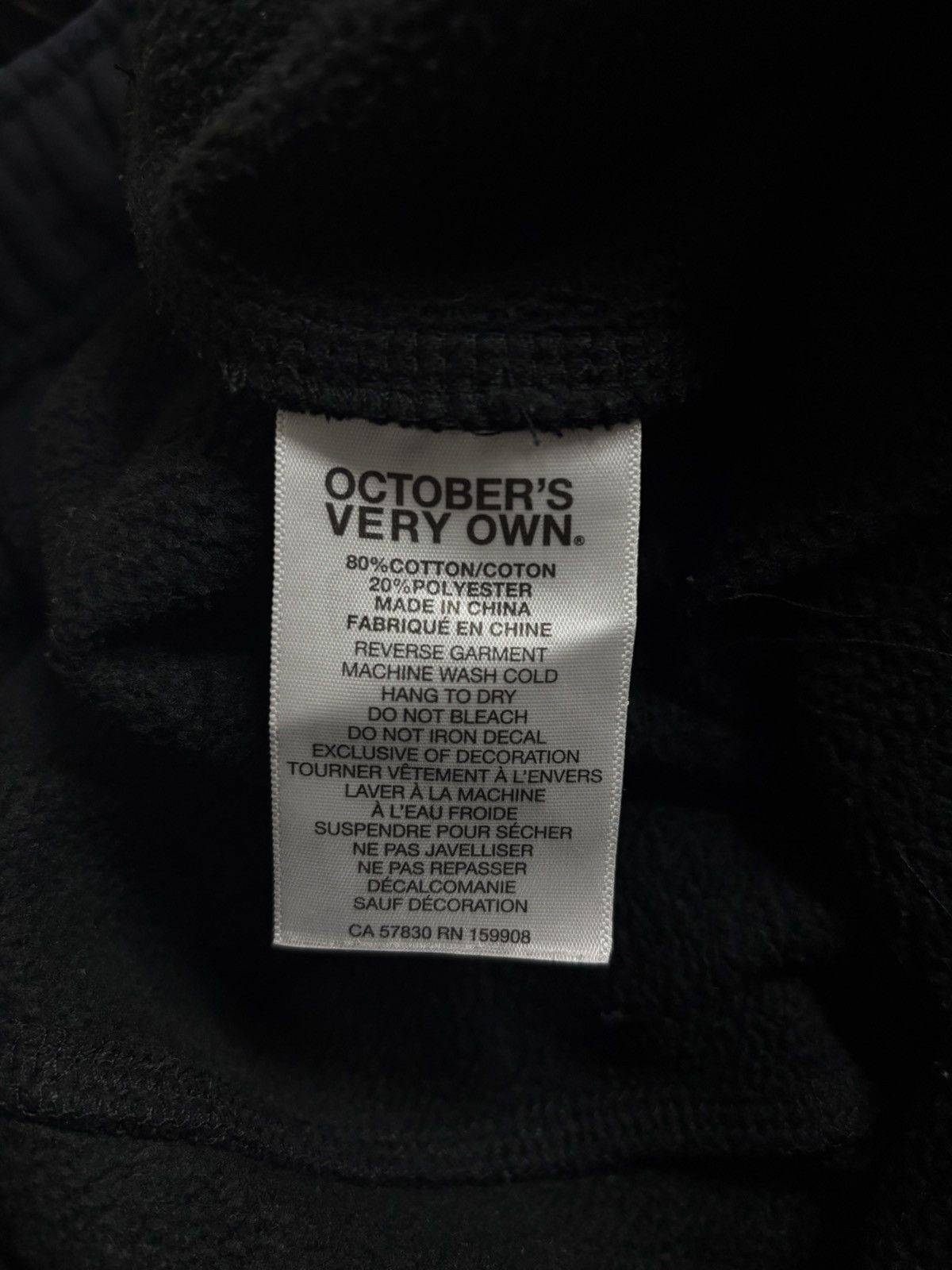 October's Very Own Octobers Very Own OVO Logo Black Sweatpants Track Size US 30 / EU 46 - 7 Thumbnail