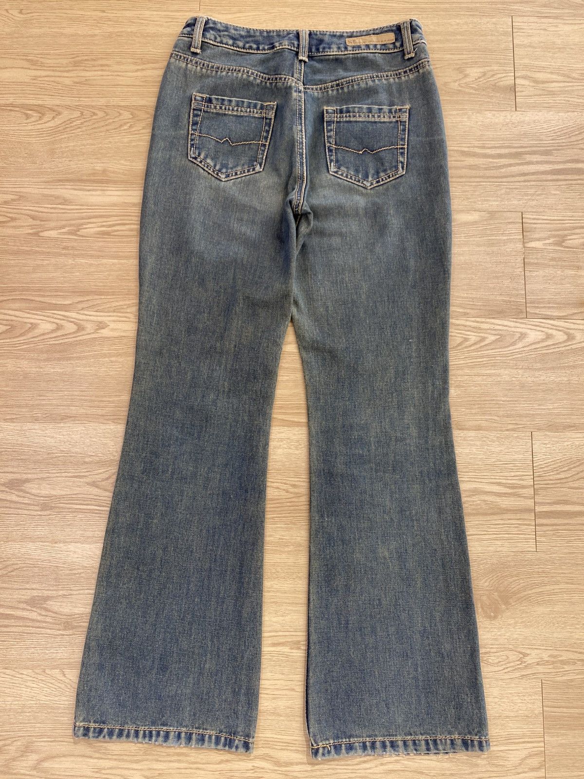 Japanese Brand Japanese Brand Grunge Flare Jeans Size US 28 / EU 44 - 3 Thumbnail