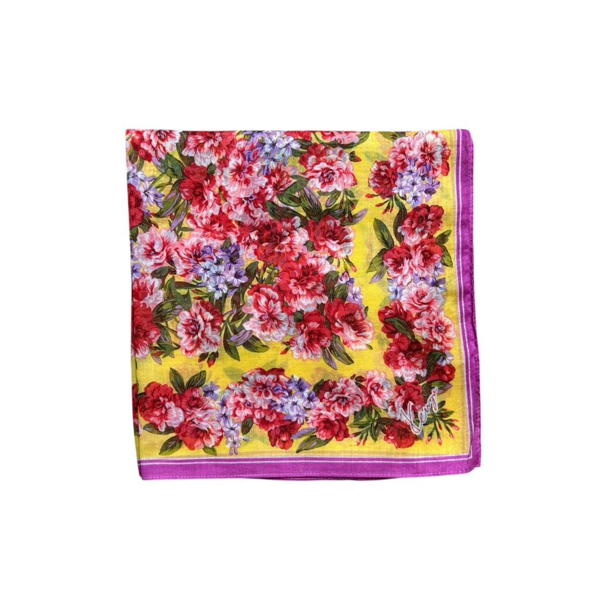 Kenzo Vintage Kenzo Flowers Handkerchief Size ONE SIZE - 1 Thumbnail
