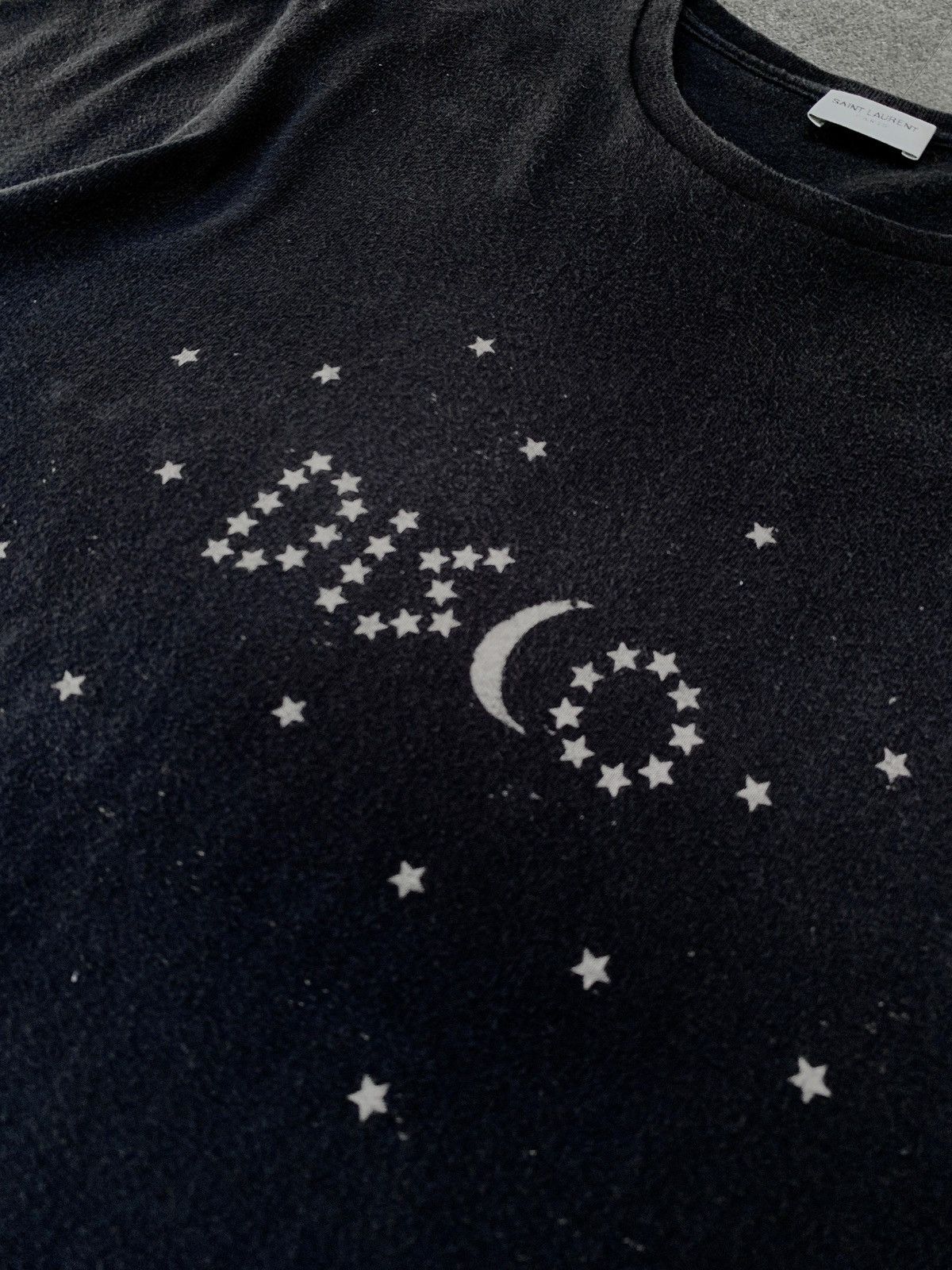 Saint Laurent Paris Disco Stars Tee - Small Size US M / EU 48-50 / 2 - 2 Thumbnail