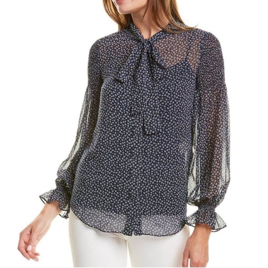 Diane von Furstenberg NWT Diane Von Furstenburg Blouse Size XXS / US 00 / IT 34 - 1 Thumbnail