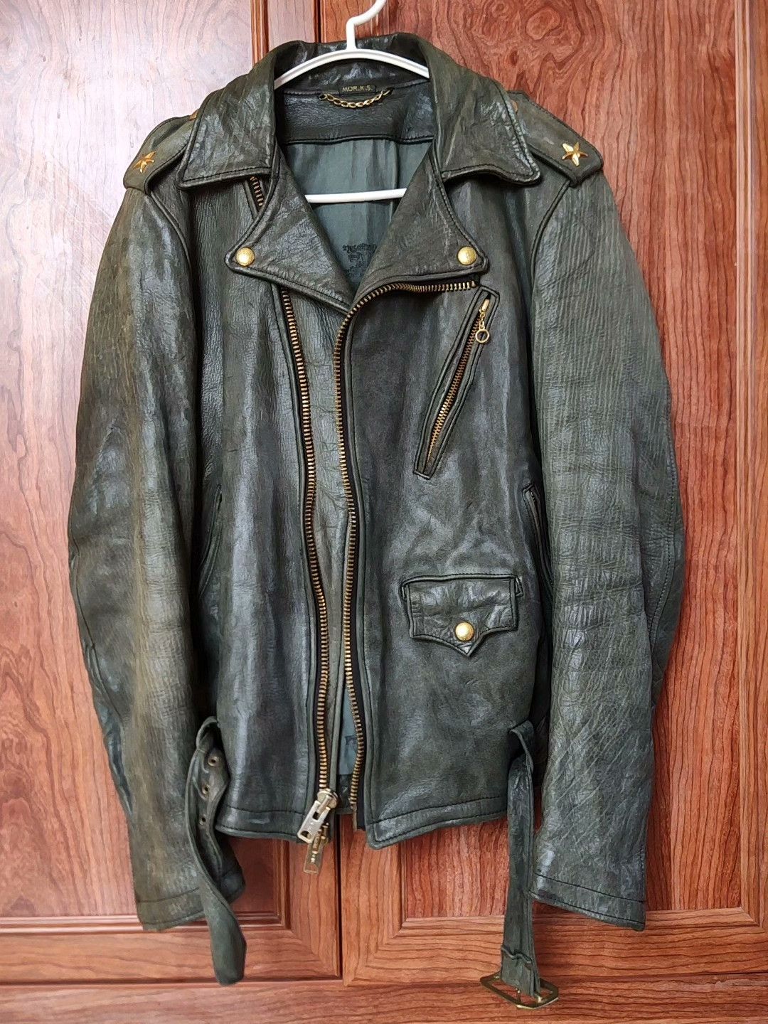 FranCisT MOR.K.S FranCisT_MOR.K.S. Horse Leather Moto Jacket Size US M / EU 48-50 / 2 - 1 Thumbnail