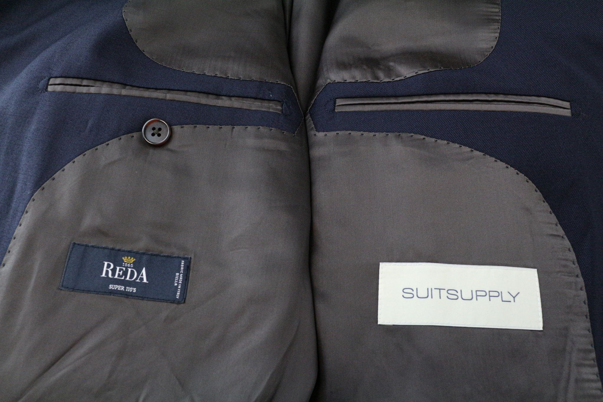 Suitsupply LA SPALLA UK56R Navy Wool S110s Twill Blazer 75241 Size 54R - 6 Thumbnail