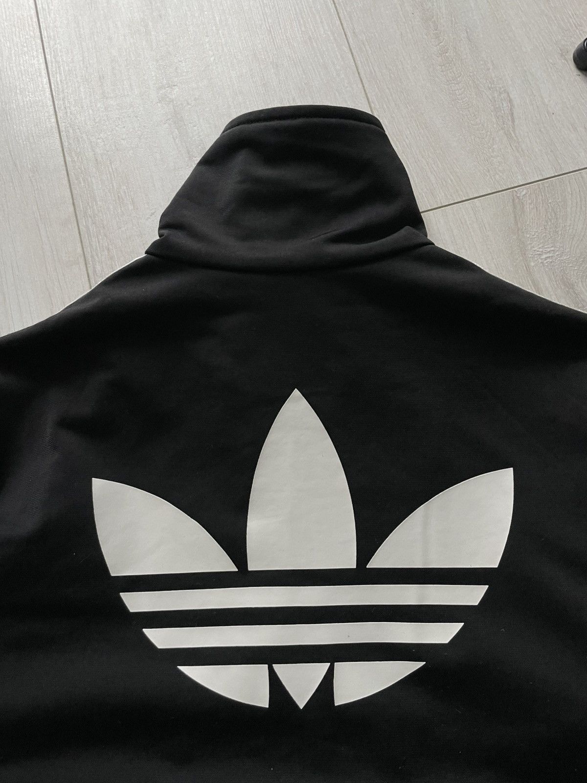 Adidas Vintage 00’s Adidas Firebird Track Jacket Y2K Black RARE Size XS / US 0-2 / IT 36-38 - 3 Thumbnail