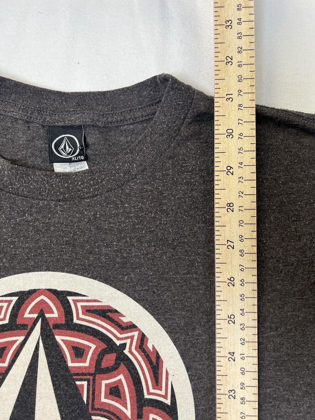 Volcom VTG Volcom Mens Shirt XL Gray T-Shirt Circle Corp Size US XL / EU 56 / 4 - 5 Thumbnail