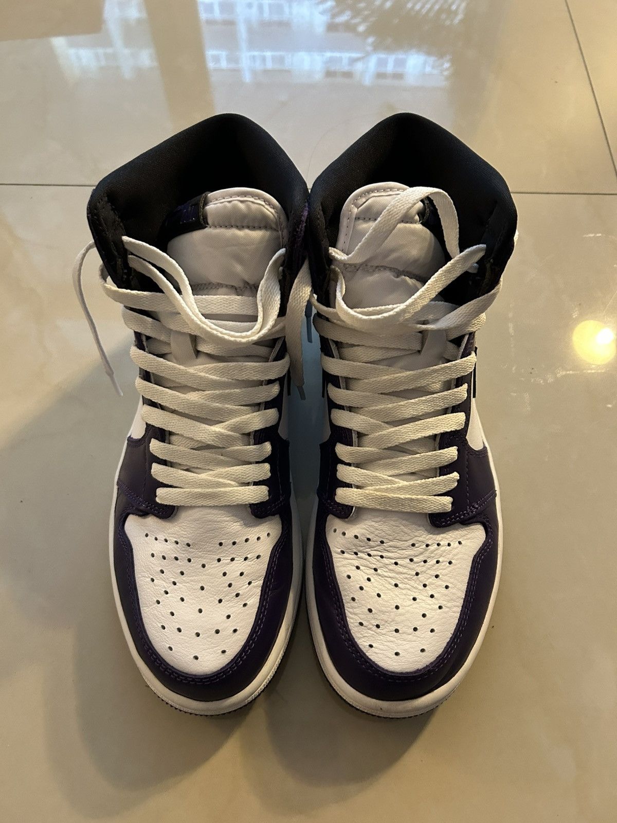 Jordan Brand Jordan 1 Court Purple 2.0 Size US 9 / EU 42 - 3 Thumbnail