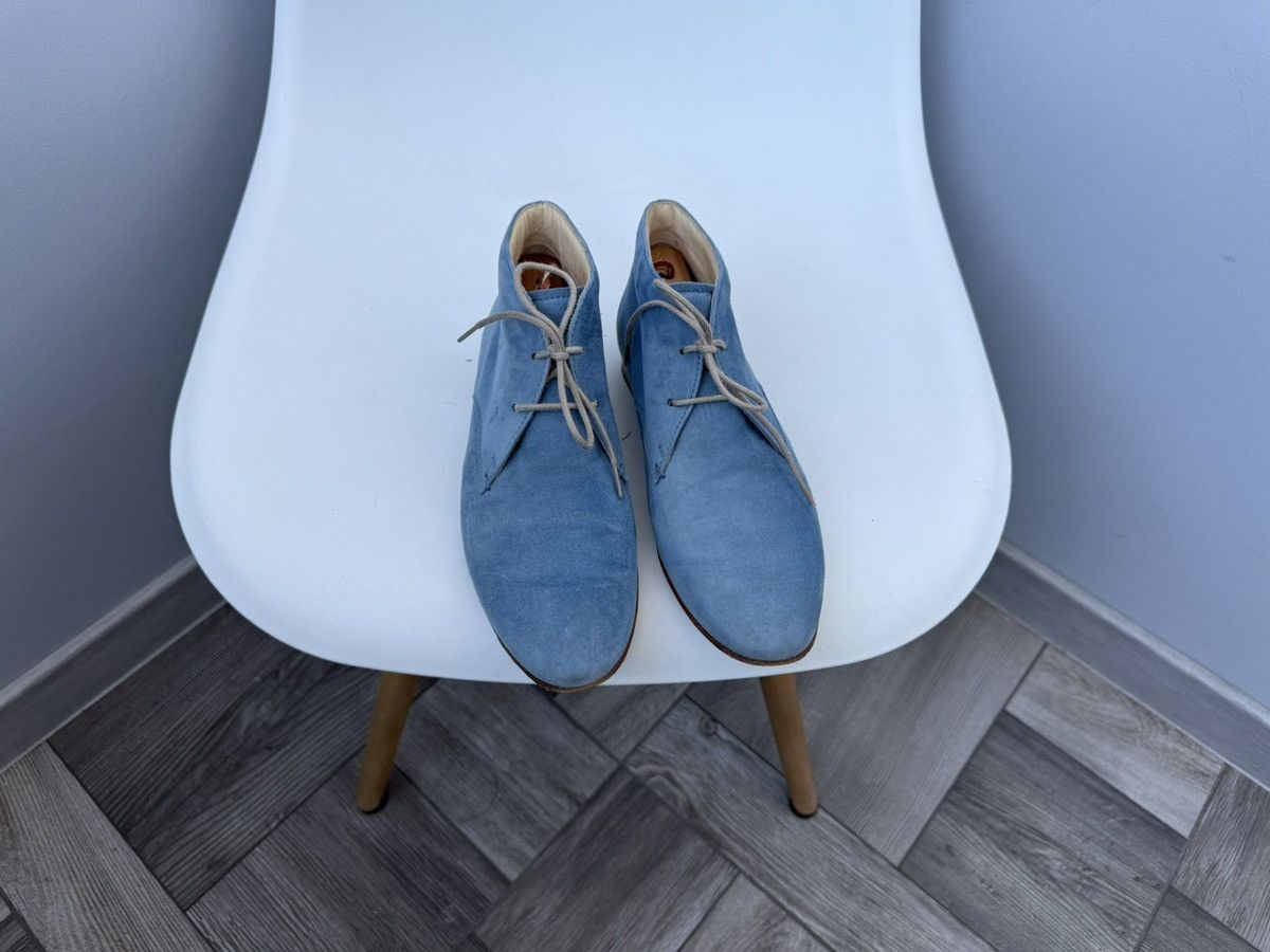 Tod's Tods Blue Suede Desert Boots Womans Size US 7 / IT 37 - 2 Thumbnail