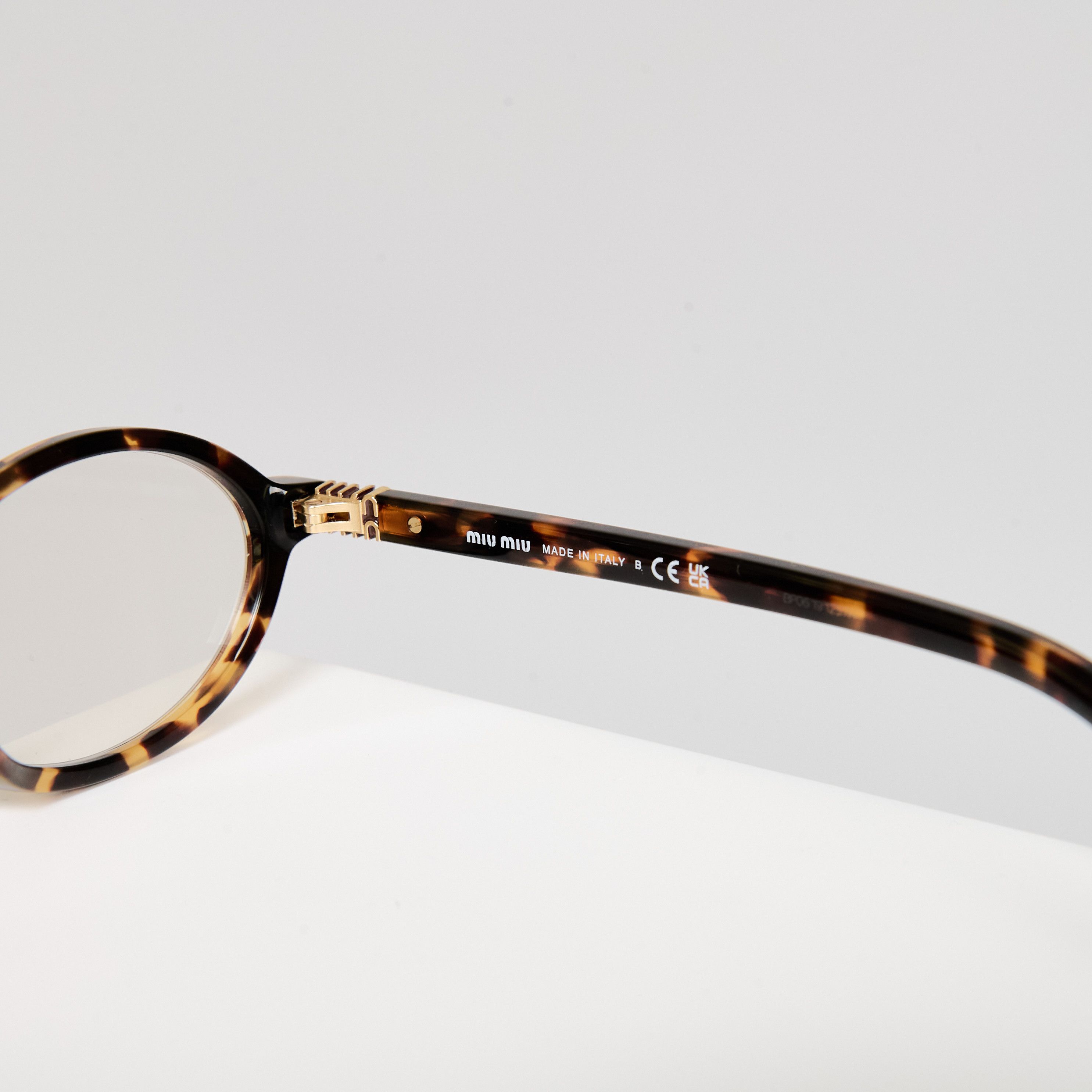 Miu Miu MIU MIU 0MU 01XV VAU1O1 HONEY HAVANA Size ONE SIZE - 4 Thumbnail