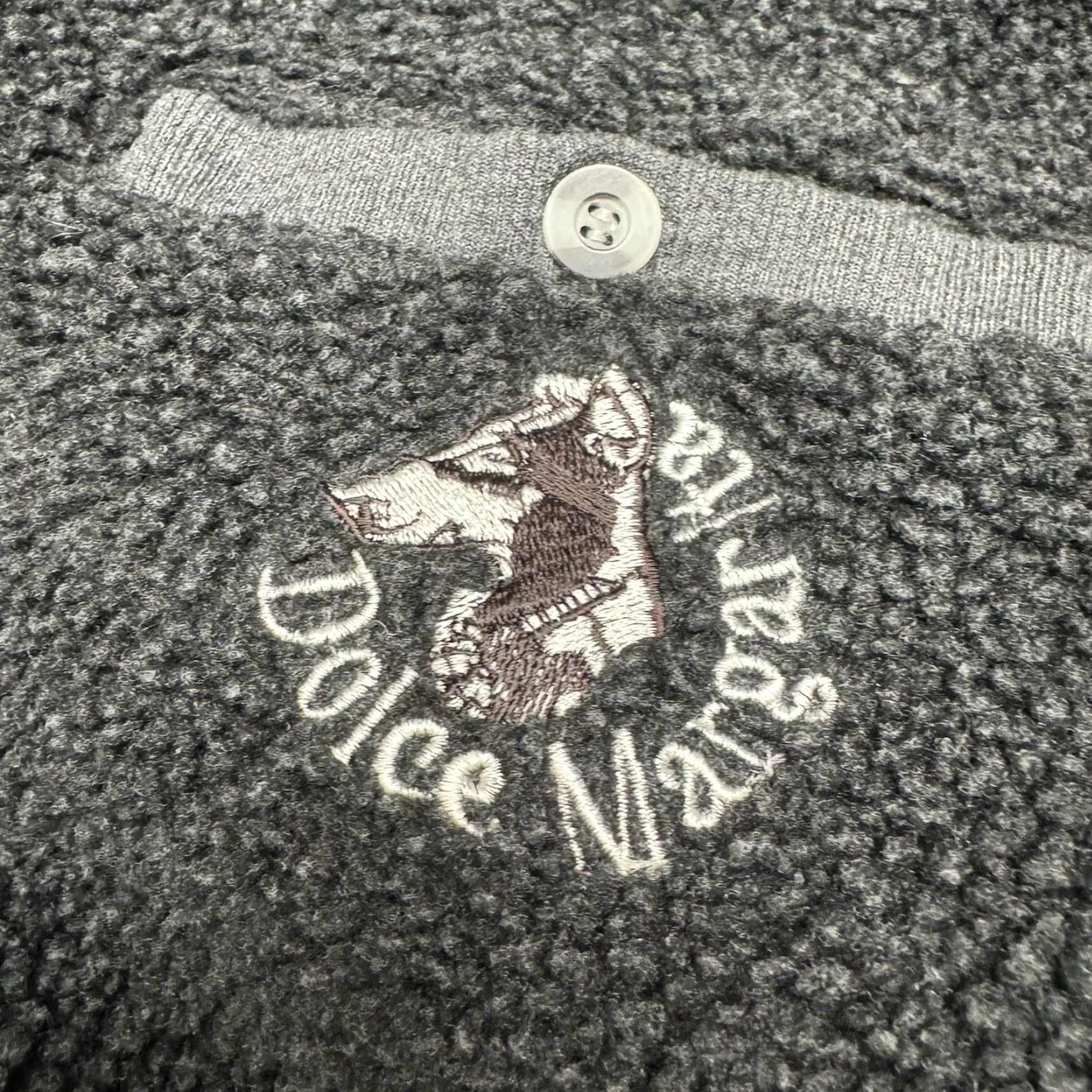 Vintage VINTAGE Dolce Margarita Sweater Long Sleeve Collared Fleece Gray 80s Made in Italy Men L Mens Size US L / EU 52-54 / 3 - 3 Thumbnail