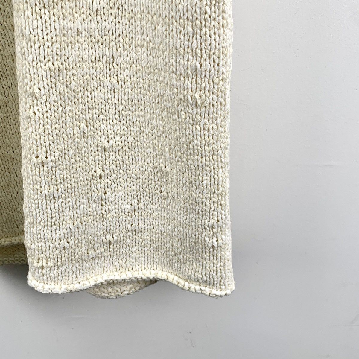 Bottega Veneta Bottega Veneta Beige Chain Long Sleeve Knit Dress K26WX Size S / US 4 / IT 40 - 4 Thumbnail