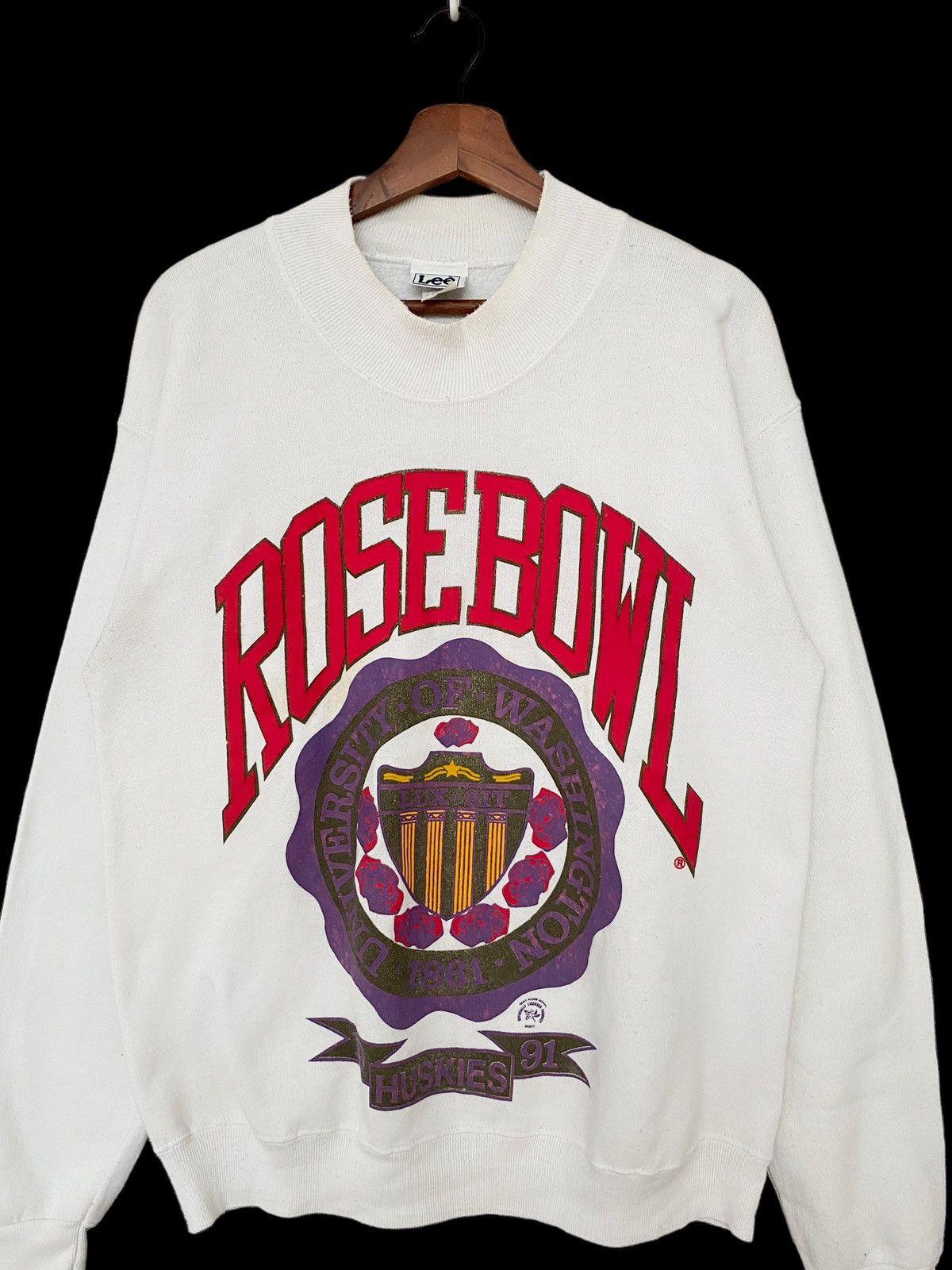 Lee Vintage Japanese Brand Lee Sweatshirt 1990s Size US L / EU 52-54 / 3 - 3 Thumbnail