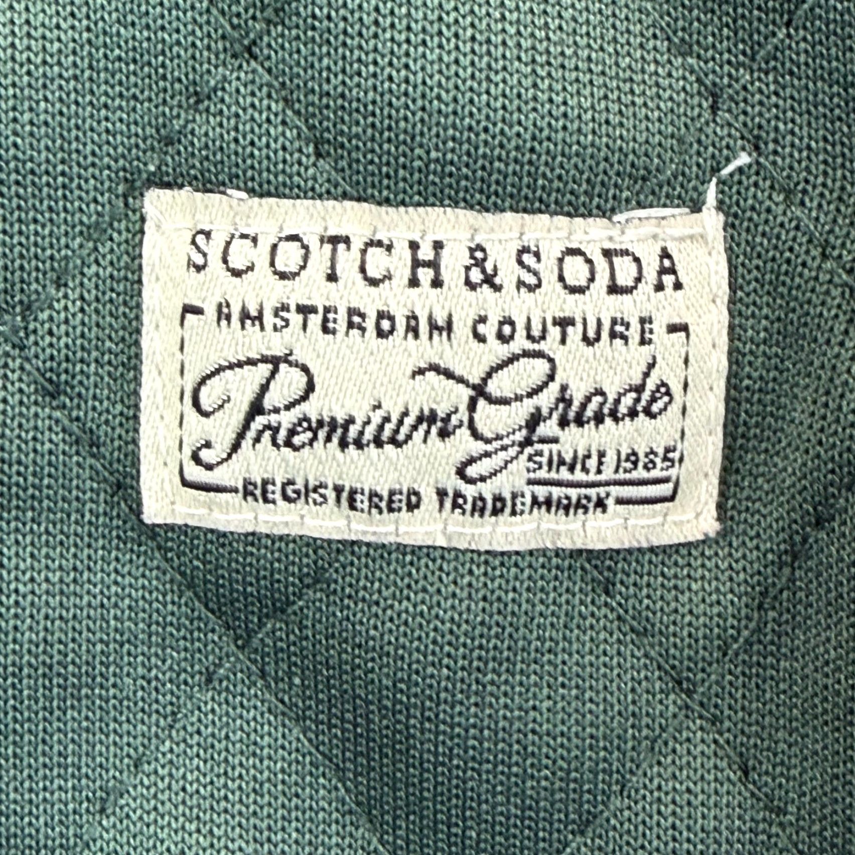 Scotch & Soda Scotch & Soda Amsterdam The Phillys Union 49 League Penn Champs Jacket Men 2XL Green Quilted Geometric Full Zip Varsity All Seasons Regular"} Size US XXL / EU 58 / 5 - 4 Thumbnail
