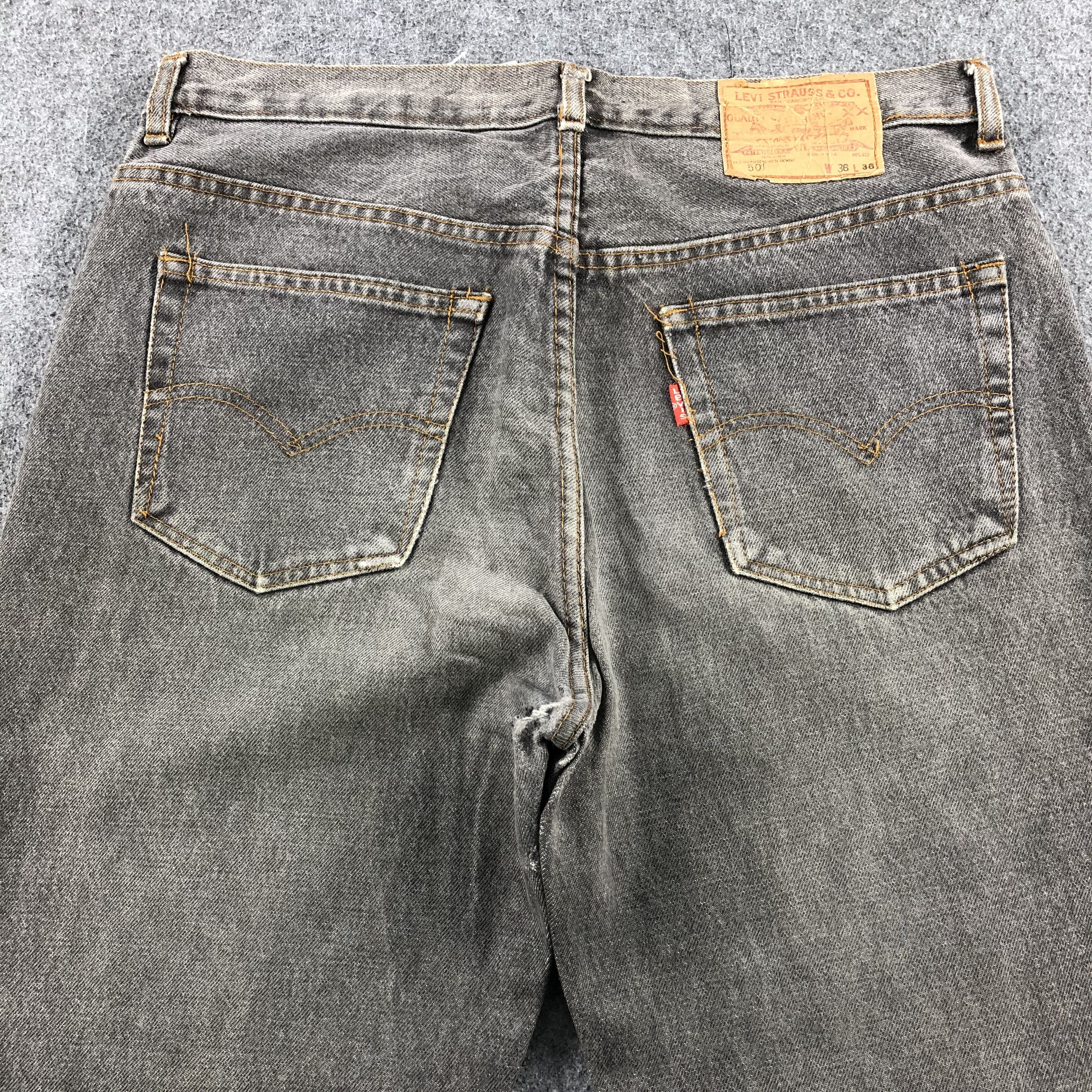 Levi's Vintage 90s Levis 501 Earth Tone Jeans-J1459 Size US 33 - 4 Thumbnail