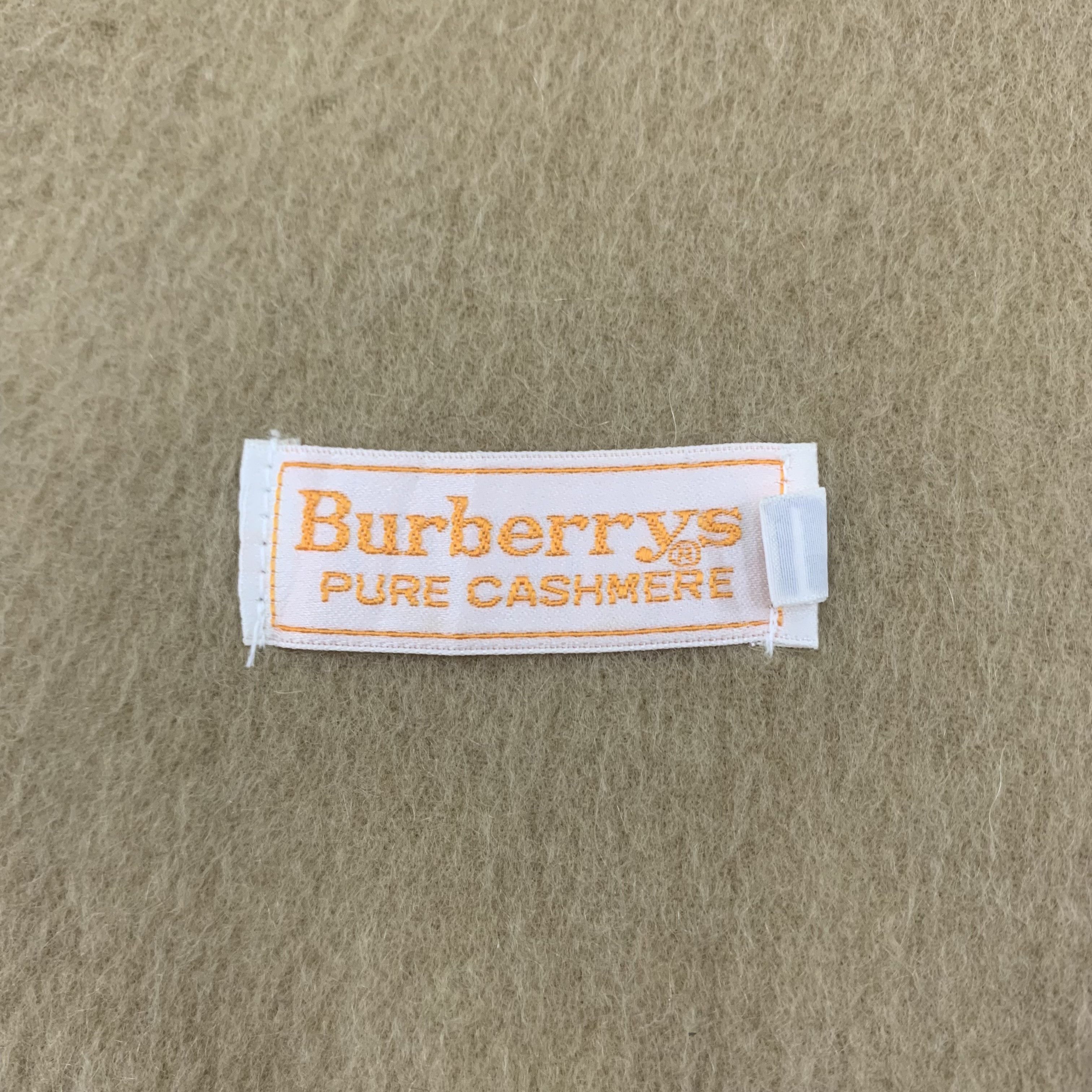 Burberry Burberrys Scarf Cashmere Muffler Neck Wrap BL9126 Size ONE SIZE - 6 Thumbnail