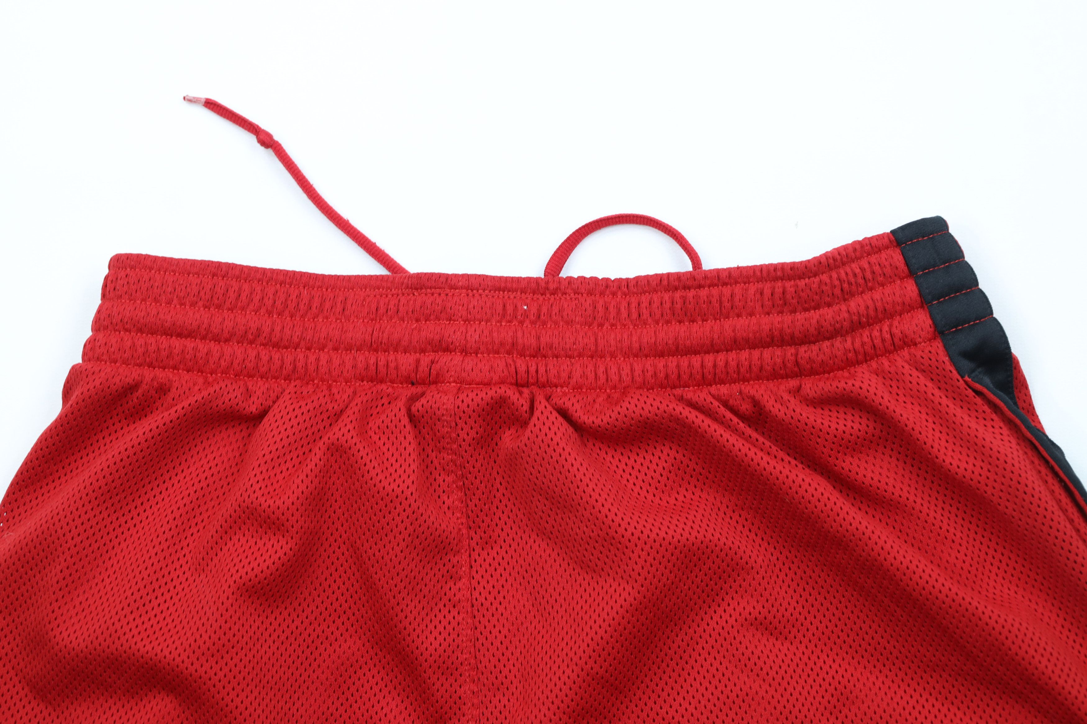 Nike Vintage Y2K Nike Scott Swoosh Mesh Basketball Shorts Red Size US 30 / EU 46 - 9 Thumbnail