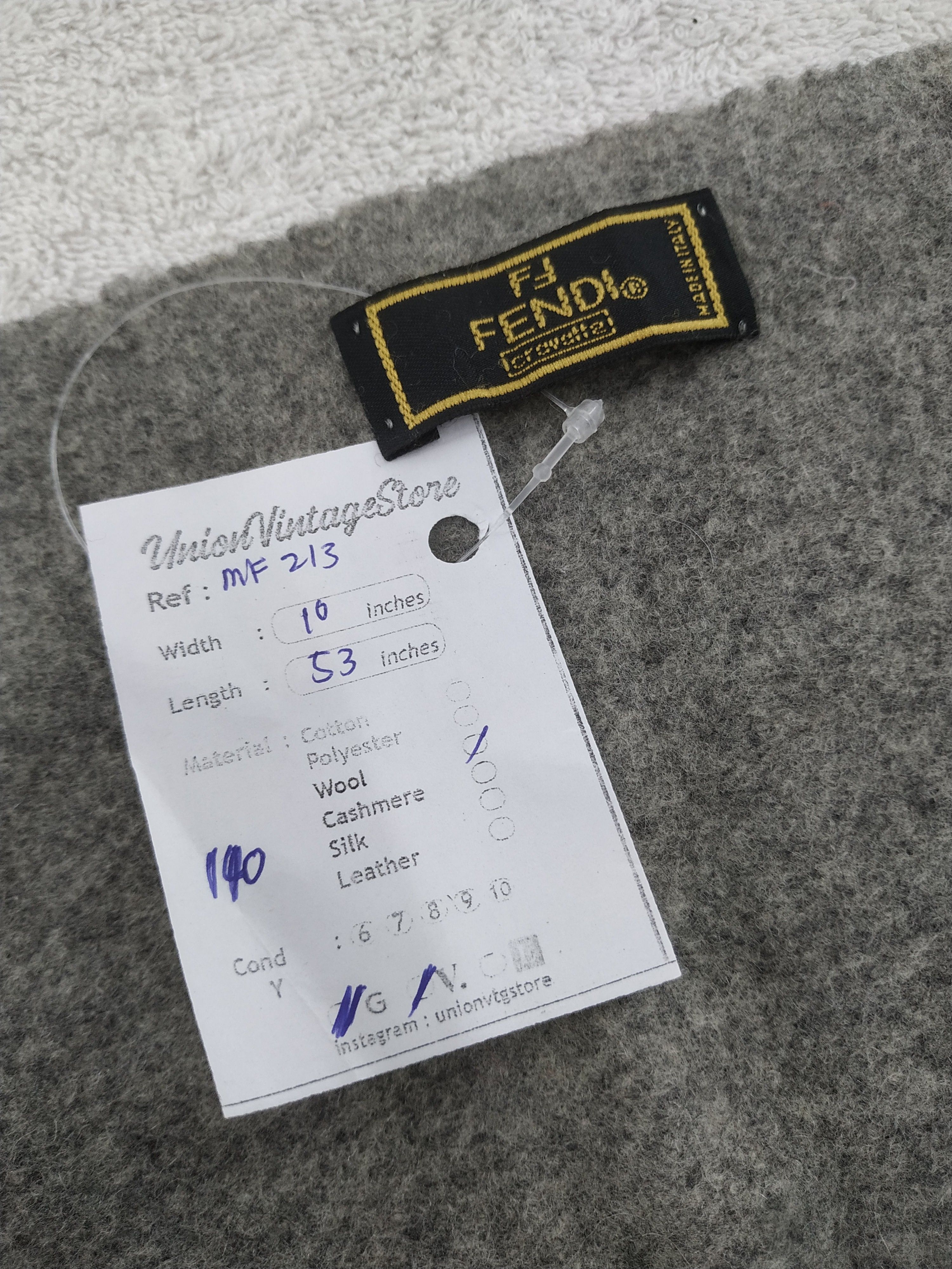 Fendi Vintage Fendi Scarf/Muffler/Neckwear MF030 Size ONE SIZE - 6 Thumbnail