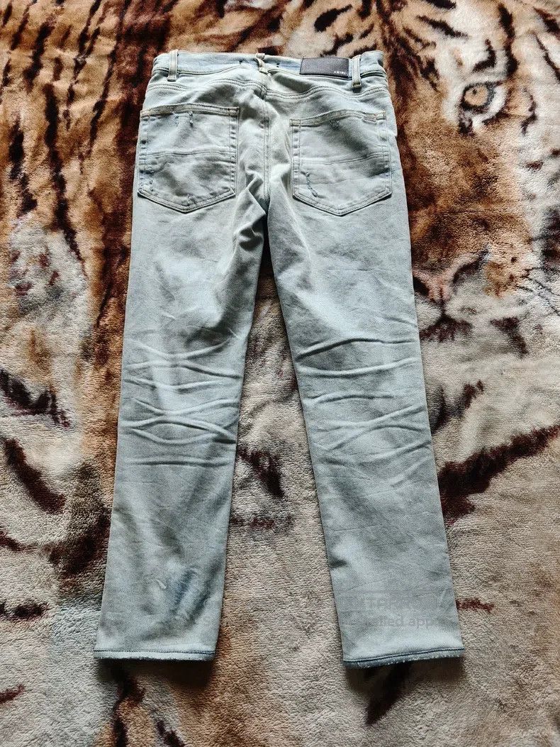 Amiri Amiri Light Blue Women's Denim Jeans Size 29" - 7 Thumbnail
