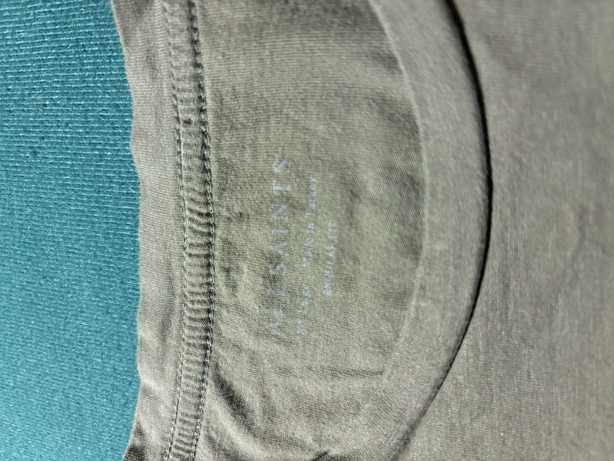 Allsaints AllSaints Olive Embroidered Ram Logo Tee Size US XXL / EU 58 / 5 - 3 Thumbnail