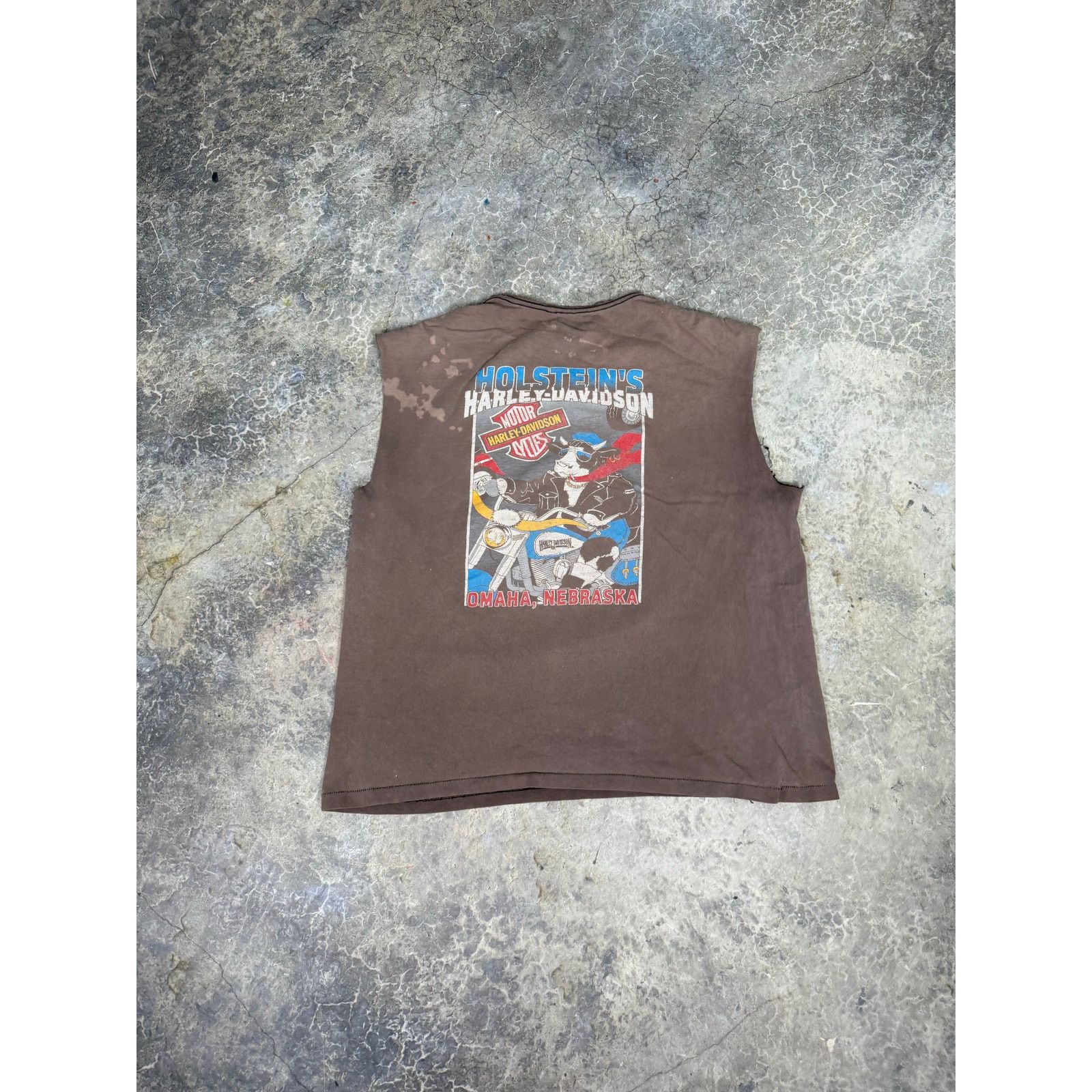 Harley Davidson Thrashed Harley 90s cutoff Size US XL / EU 56 / 4 - 5 Thumbnail