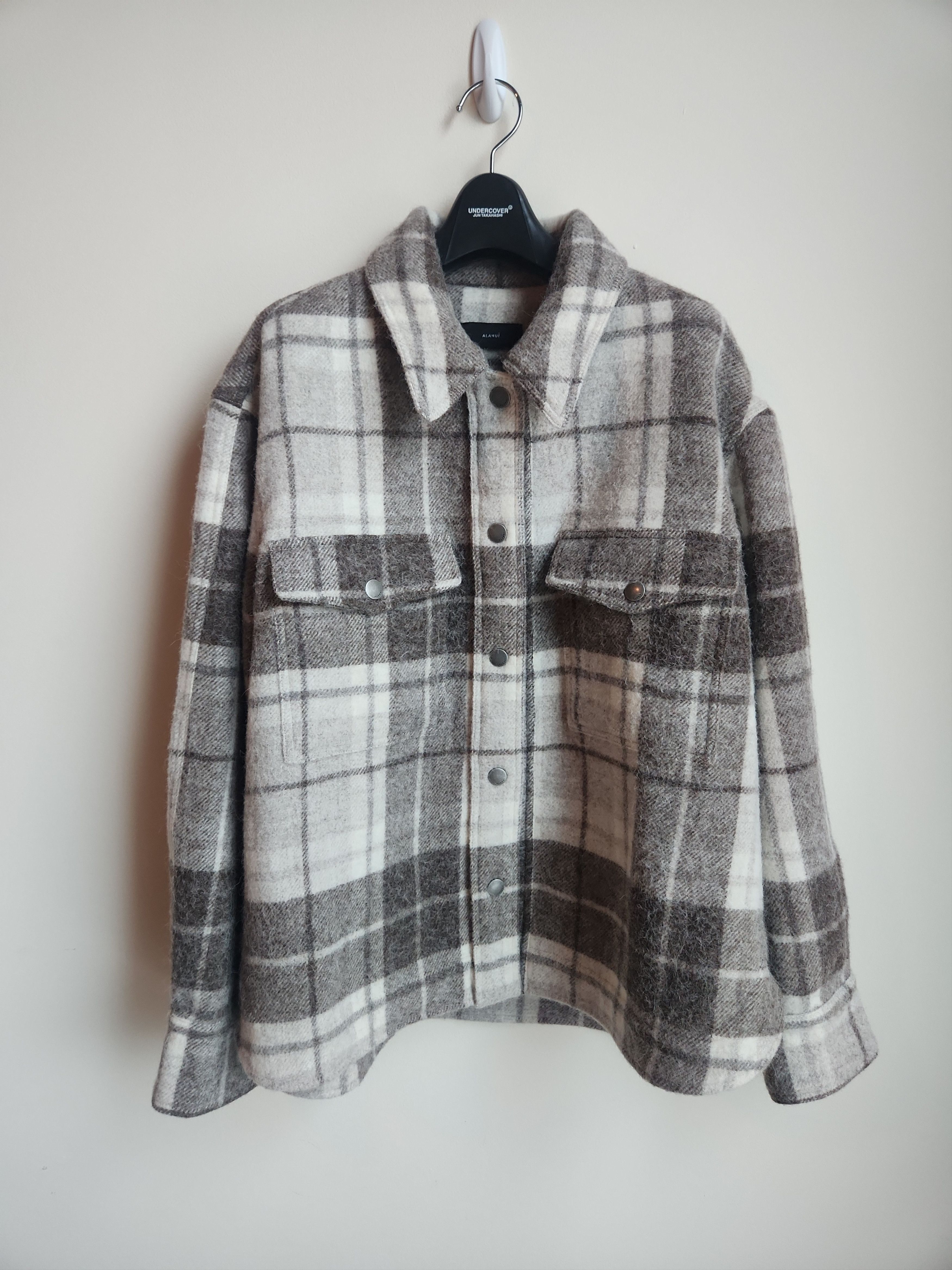 Alanui Alpaca/Virgin wool check jacket Size US M / EU 48-50 / 2 - 1 Thumbnail