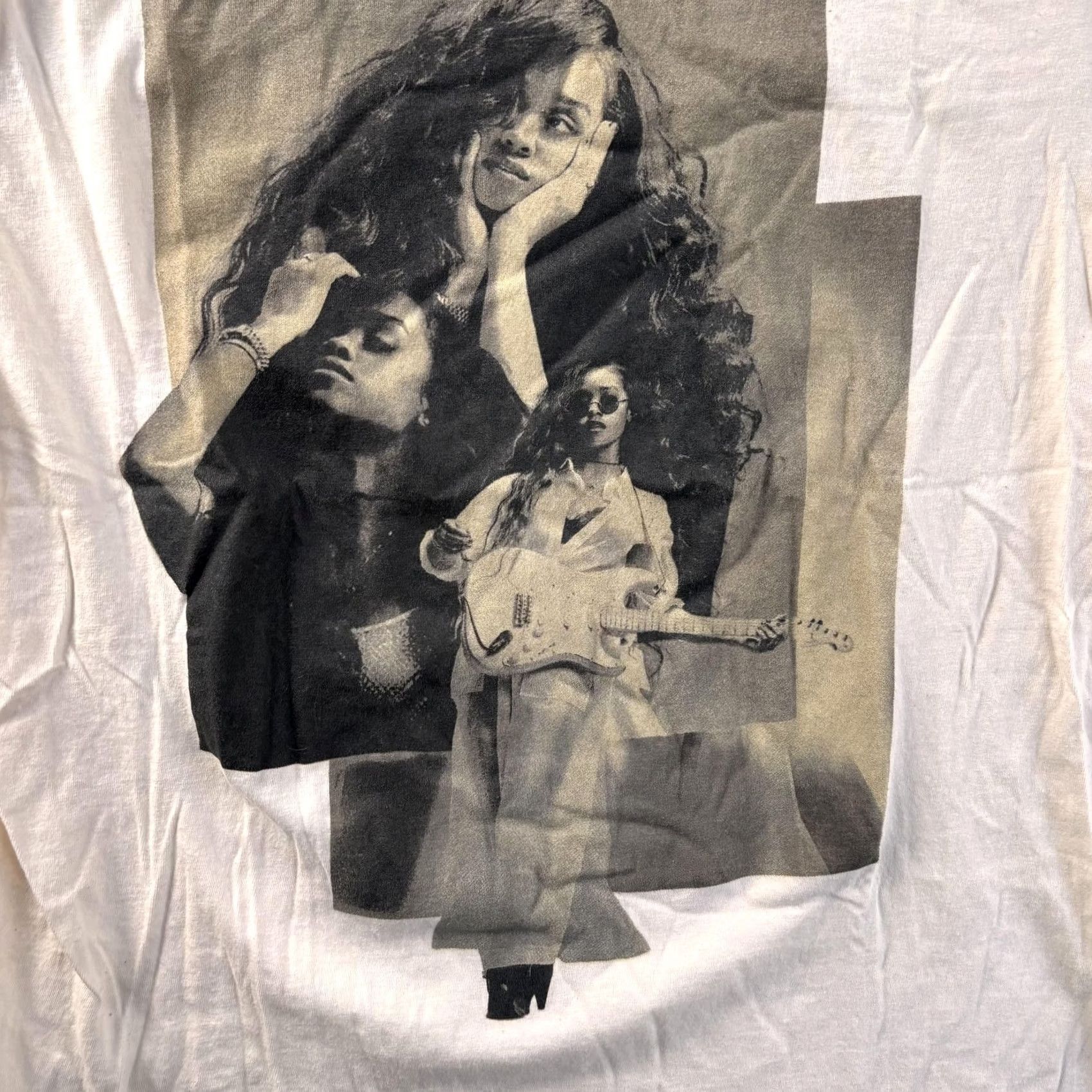 Vintage H.E.R. Shirt Mens Medium White Photo Collage Graphic Tee T-Shirt R&B Music Size US M / EU 48-50 / 2 - 2 Thumbnail