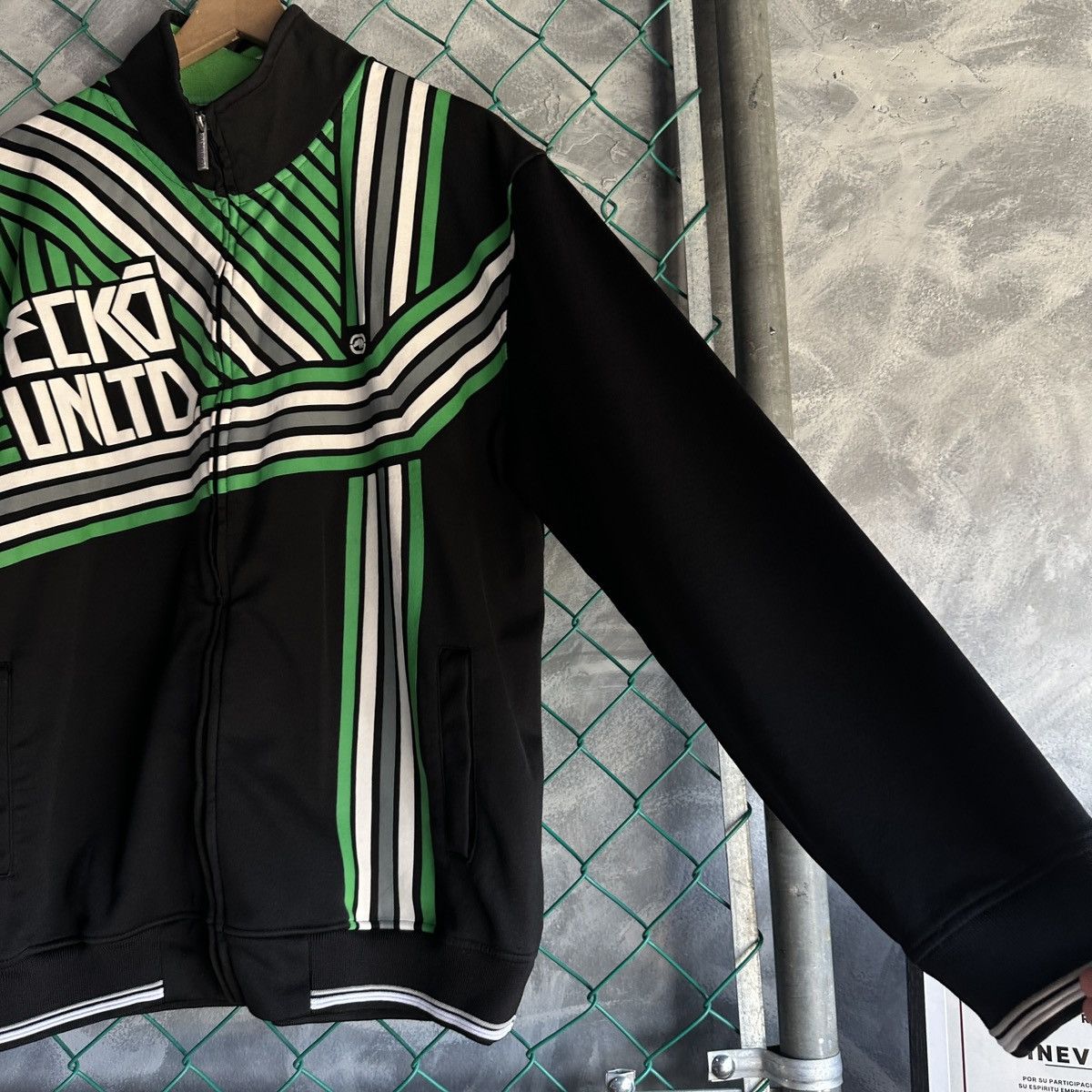 Ecko Unltd. Eck Unltd Actual Factual Mark Ecko Track Running Jacket Y2K Size US L / EU 52-54 / 3 - 4 Thumbnail