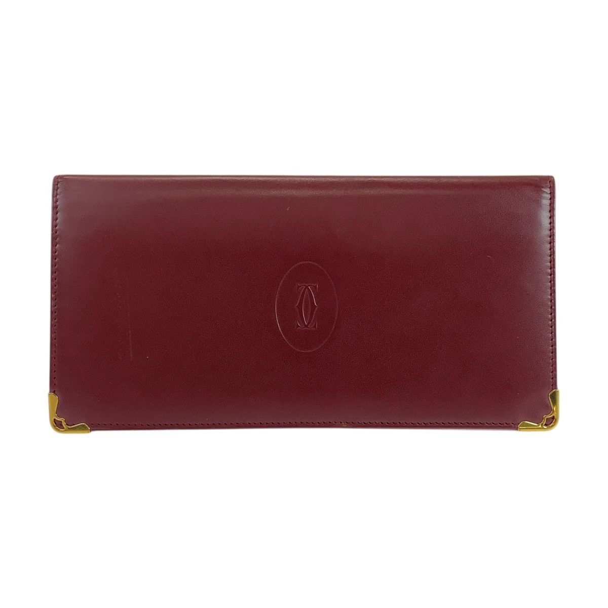 Cartier Cartier Cartier Must Line Leather Long Wallet Leather Long Wallet DUTY FREE for USA Size ONE SIZE - 1 Thumbnail